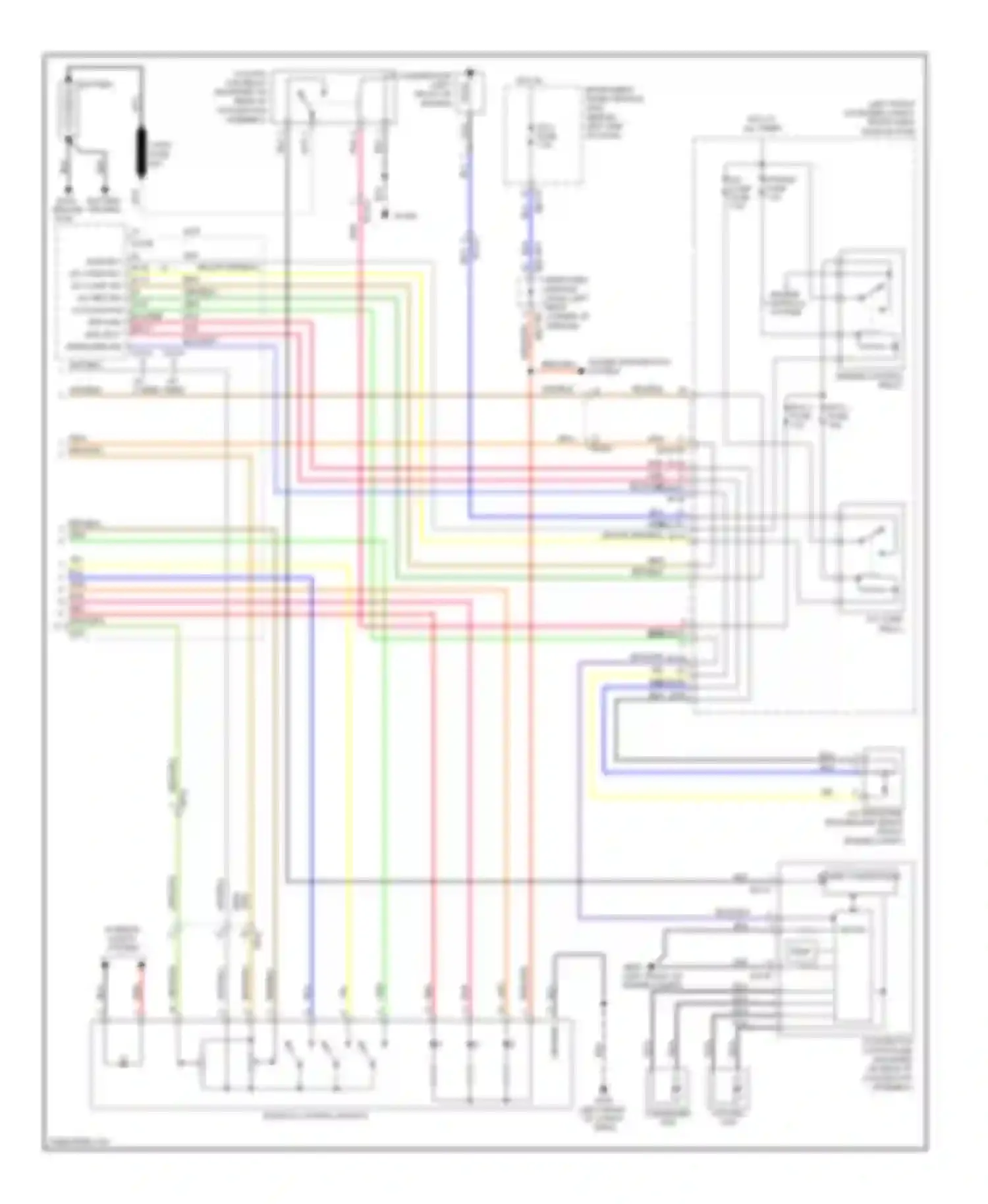 Wiring diagram grn/blk for Kia Sedona II facelift (2010-2014) (5 of 31)