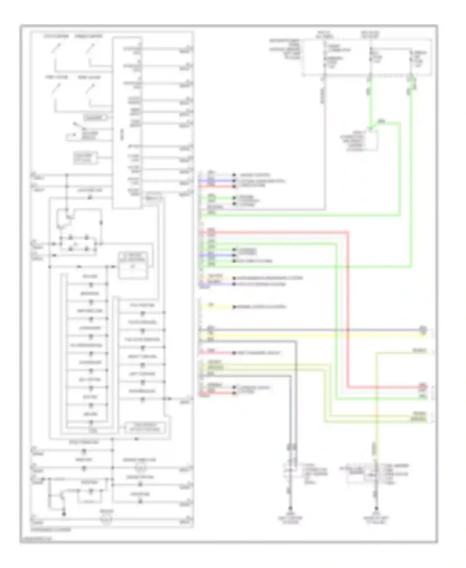 Wiring diagram ic circuit lcd odo/trip/ at for Kia Sedona II facelift (2010-2014) (1 of 1)
