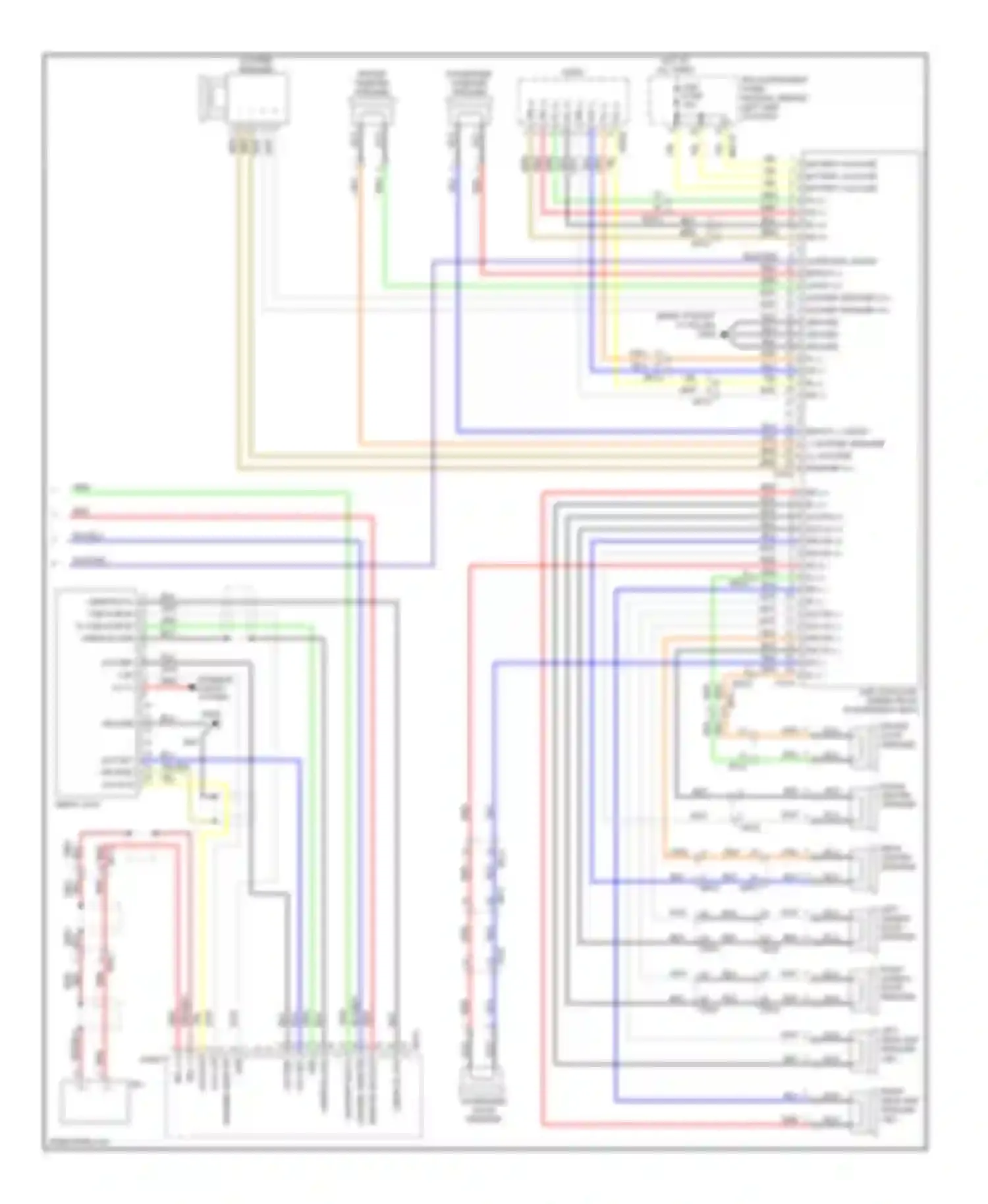 Wiring diagram on/start input for Kia Sedona II facelift (2010-2014) (1 of 1)