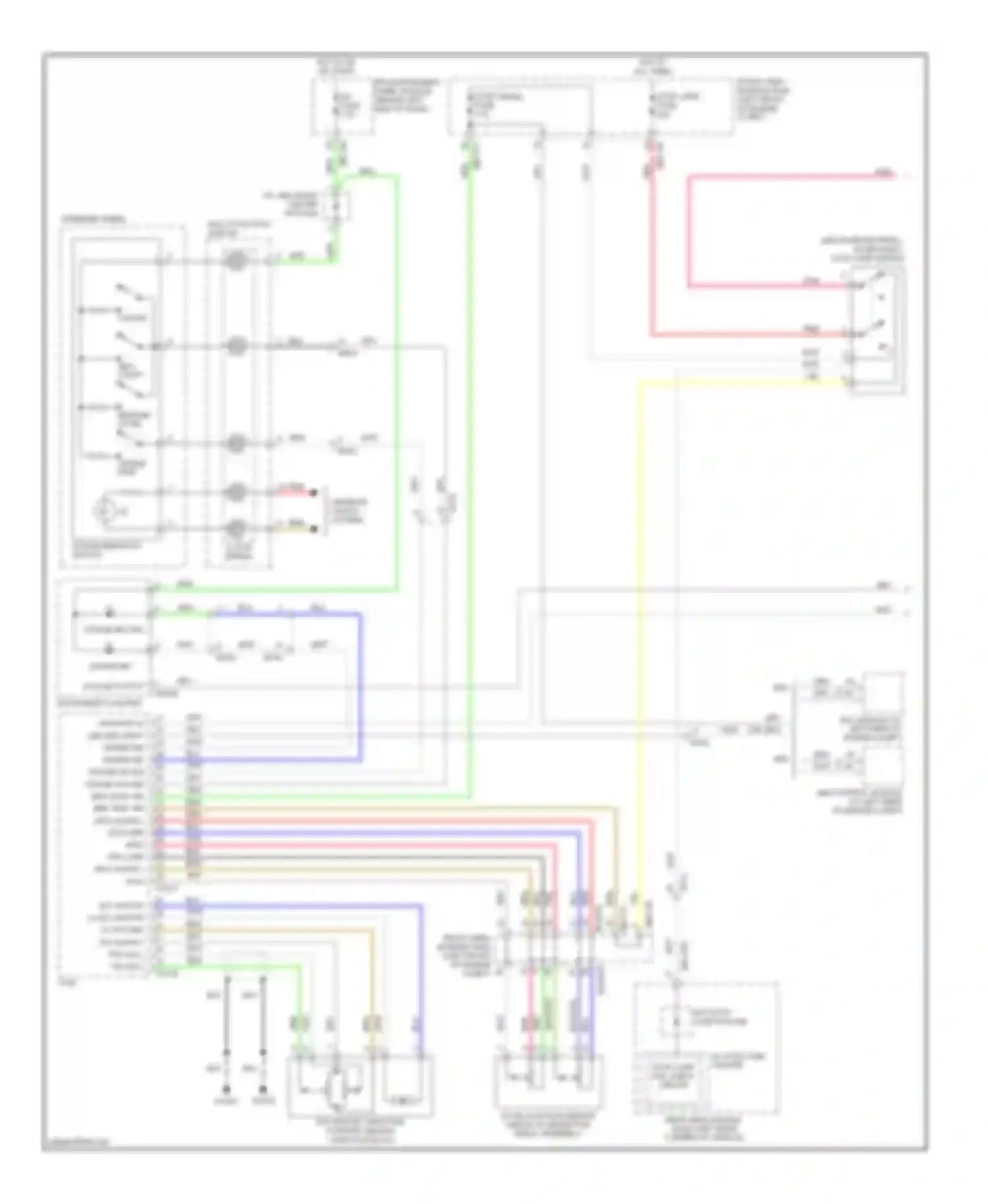 Wiring diagram stop lamp fuse for Kia Sedona II facelift (2010-2014) (3 of 5)