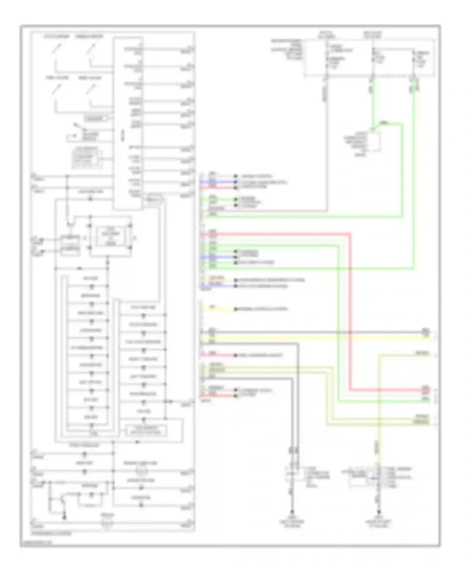 Wiring diagram temp input for Kia Sedona II facelift (2010-2014) (1 of 2)