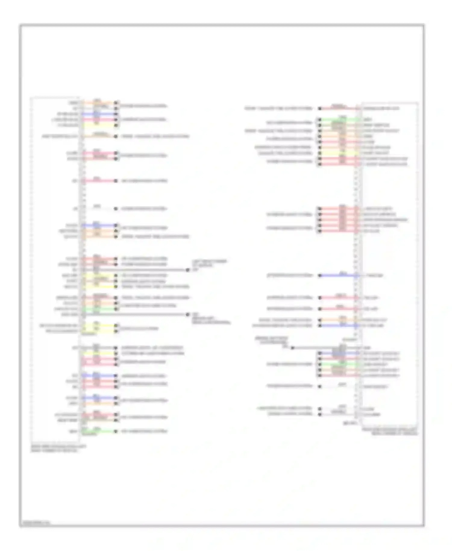 Sedona Kia II (2005-2010): Rear area module circuit (2 of 2)