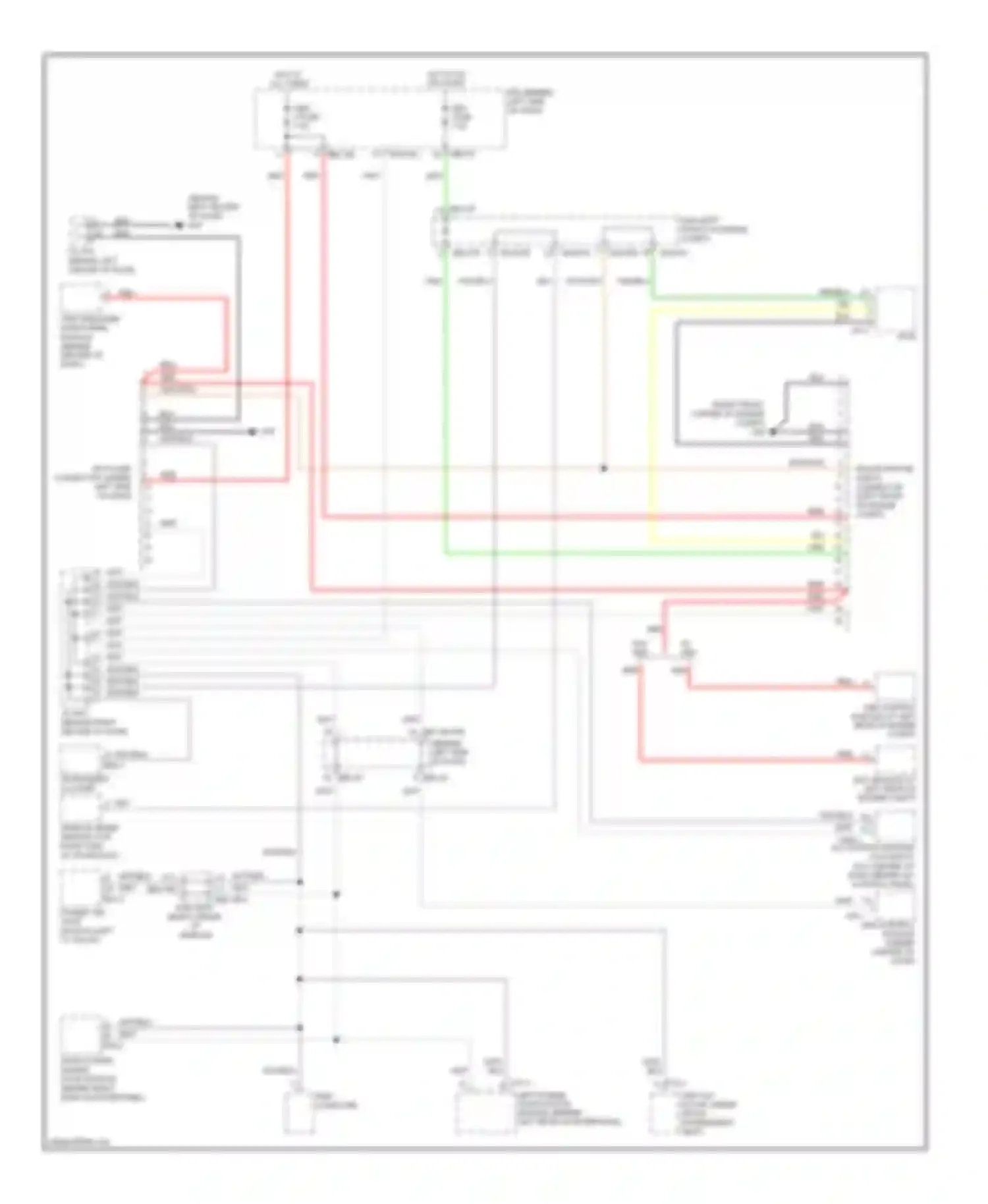 Sedona Kia II (2005-2010): Computer data lines circuit
