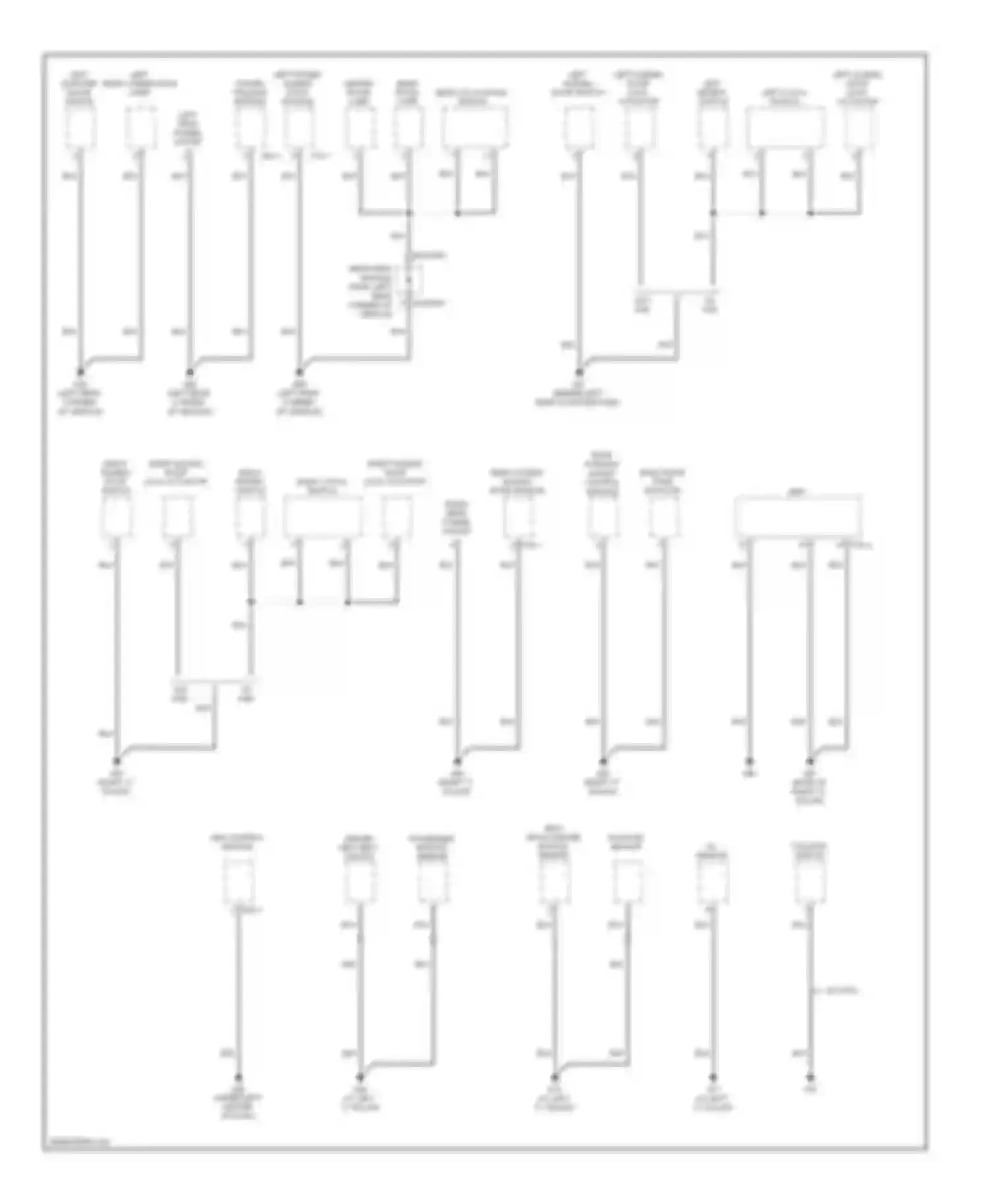 Sedona Kia II (2005-2010): Ground distribution circuit (4 of 4)
