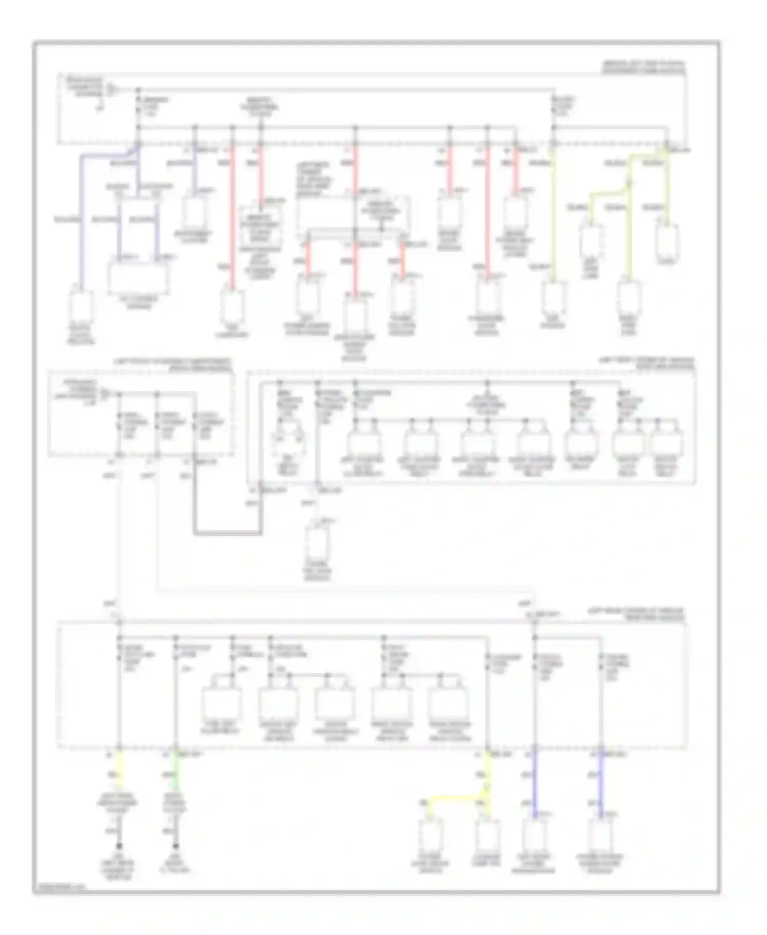 Sedona Kia II (2005-2010): Power distribution circuit (3 of 4)