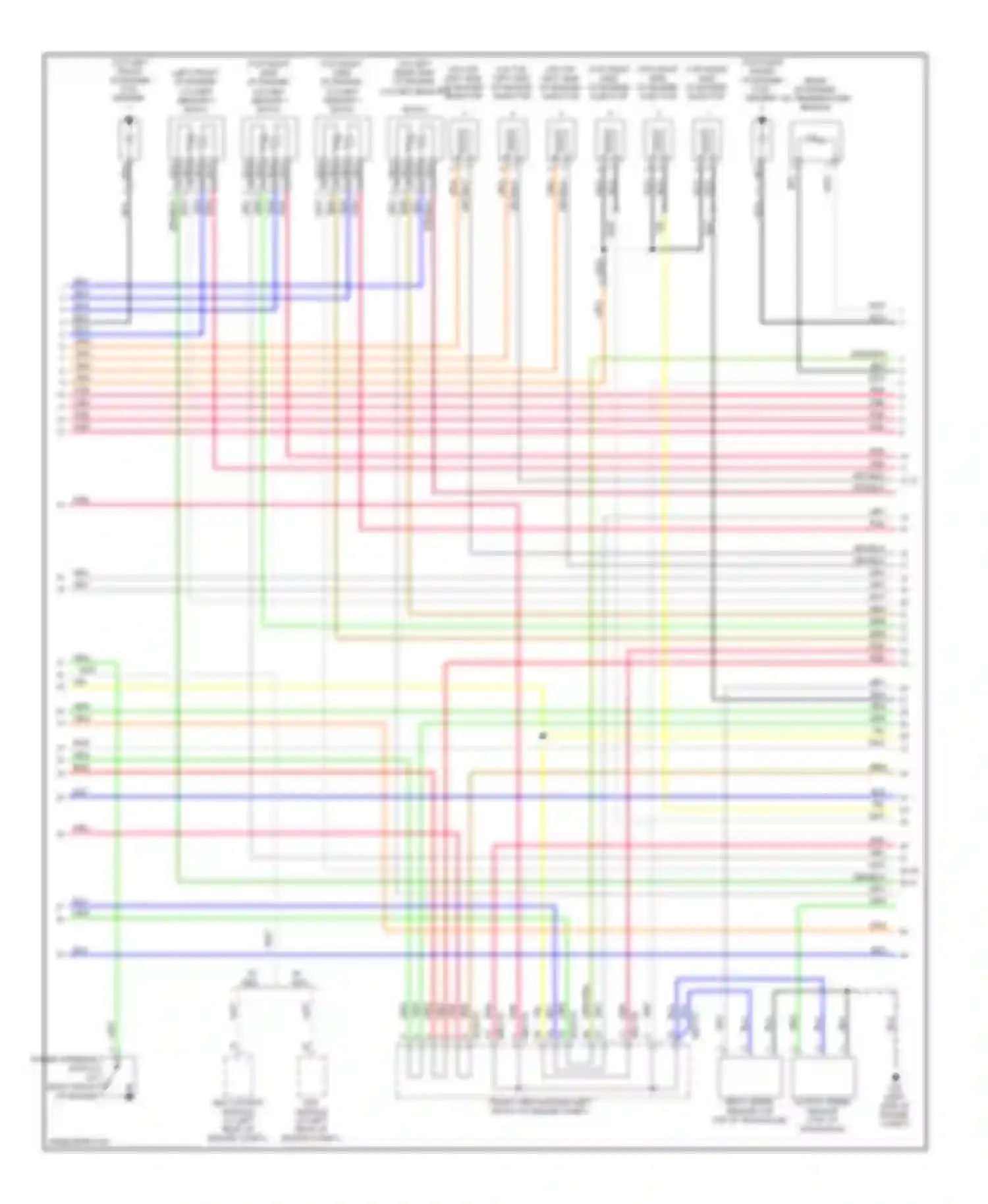 Wiring diagram blu for Kia Sedona II (2005-2010) (22 of 61)