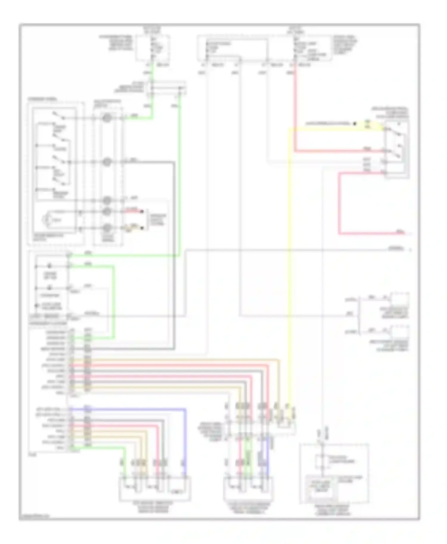 Wiring diagram cruise ind for Kia Sedona II (2005-2010) (1 of 4)