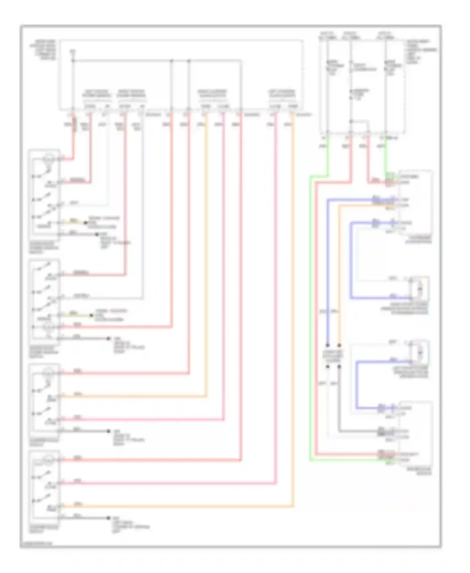 Wiring diagram ddm fusible link for Kia Sedona II (2005-2010) (4 of 5)