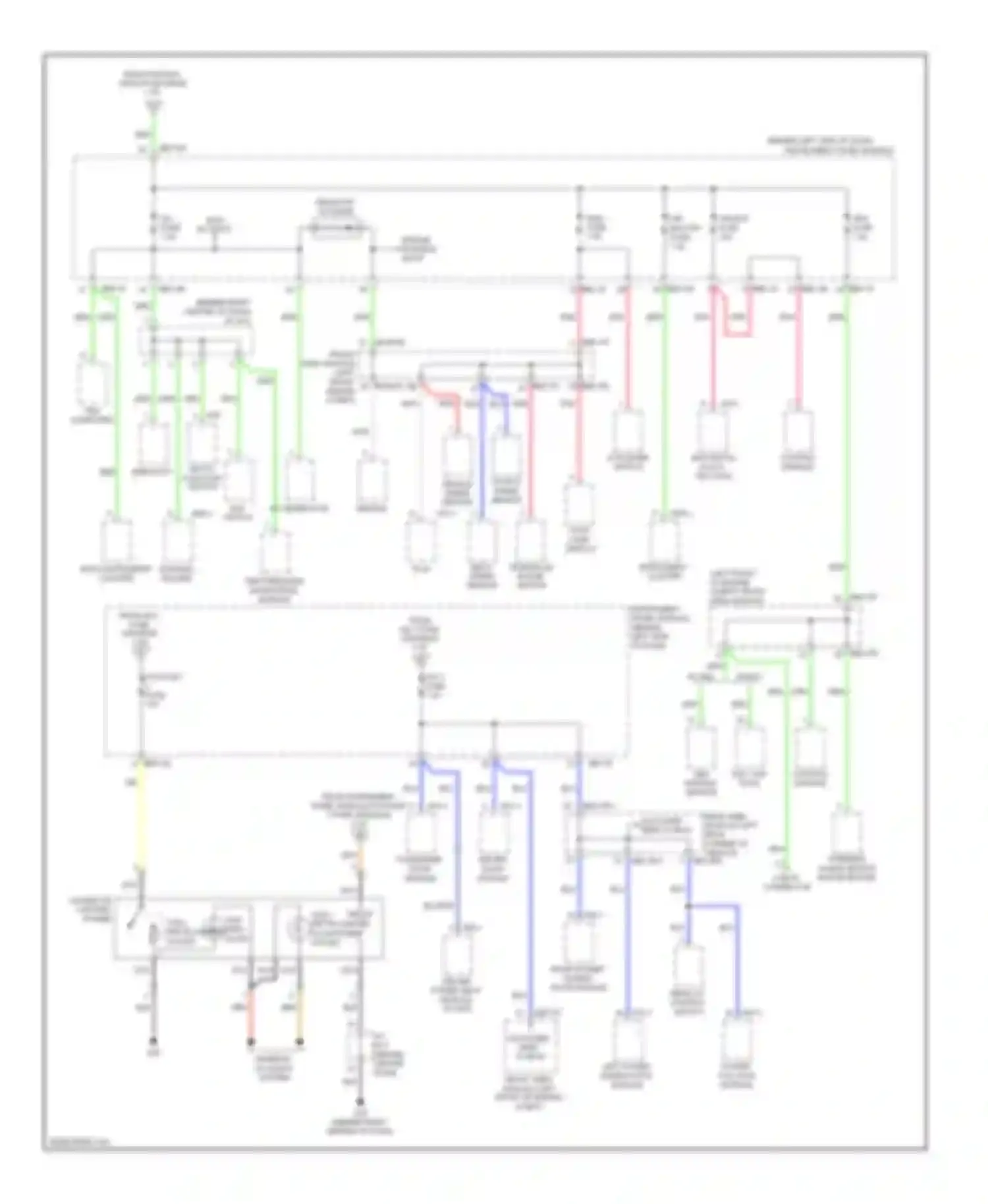 Wiring diagram vehicle speed sensor for Kia Sedona II (2005-2010)