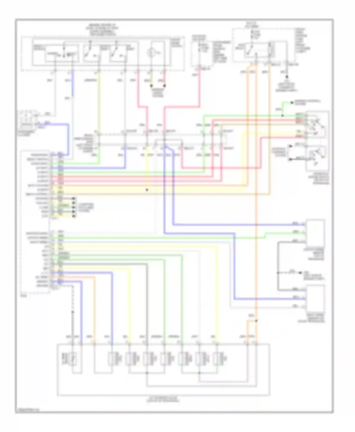 Wiring diagram gry for Kia Sedona II (2005-2010) (27 of 27)