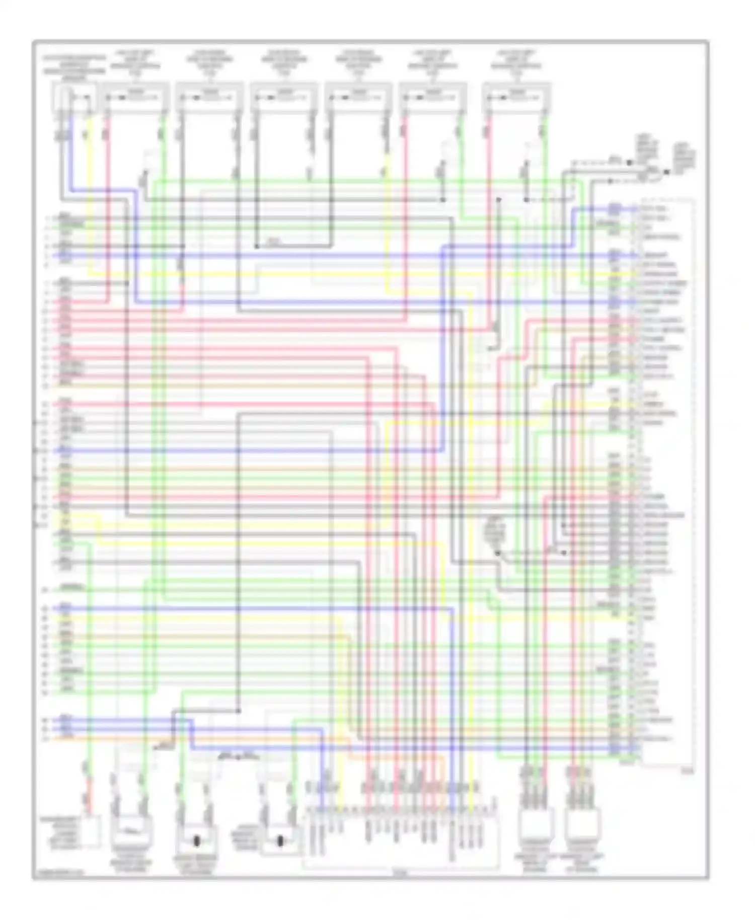 Wiring diagram gry/blk for Kia Sedona II (2005-2010) (5 of 5)
