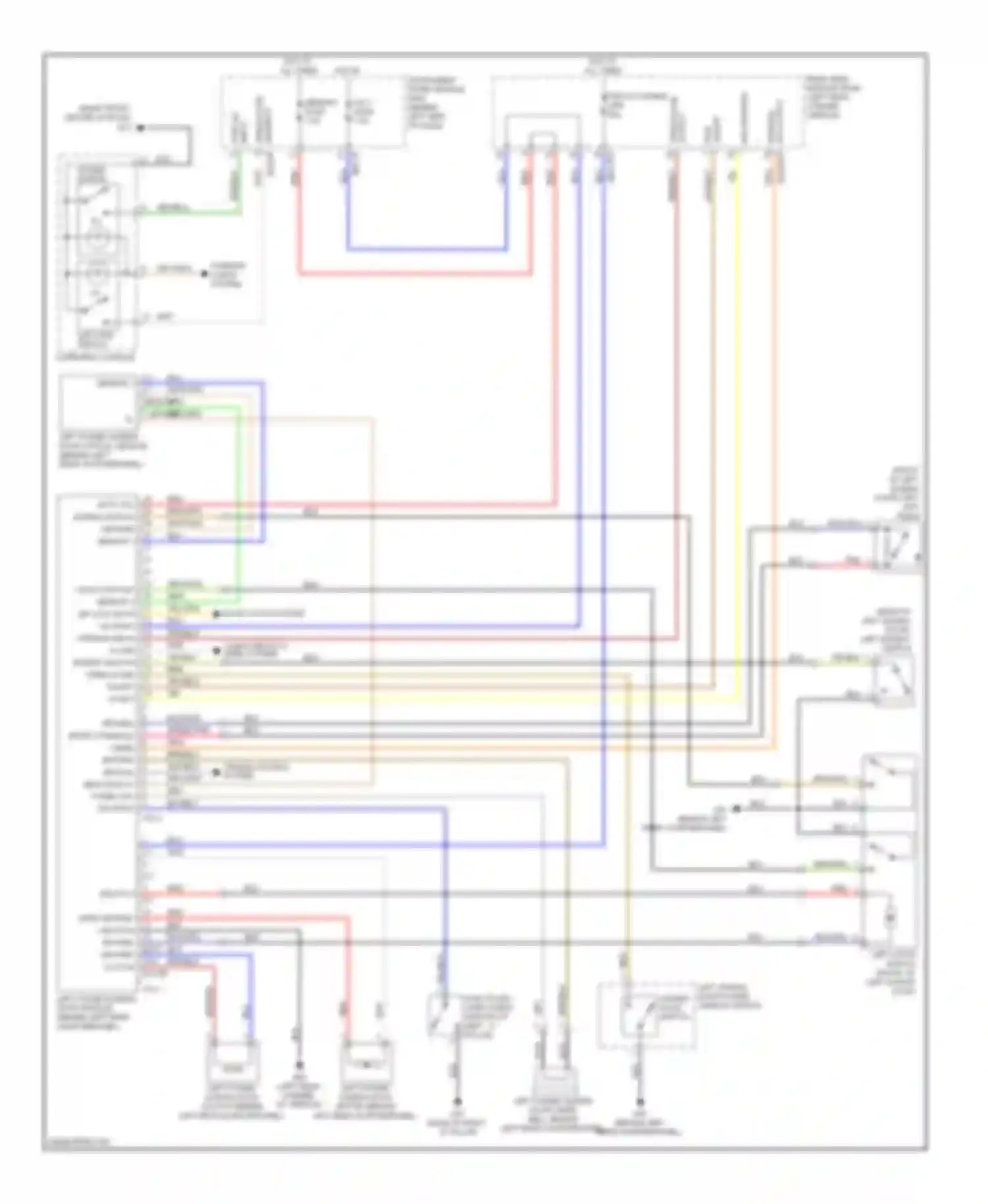 Wiring diagram chime chk sw input for Kia Sedona II (2005-2010)