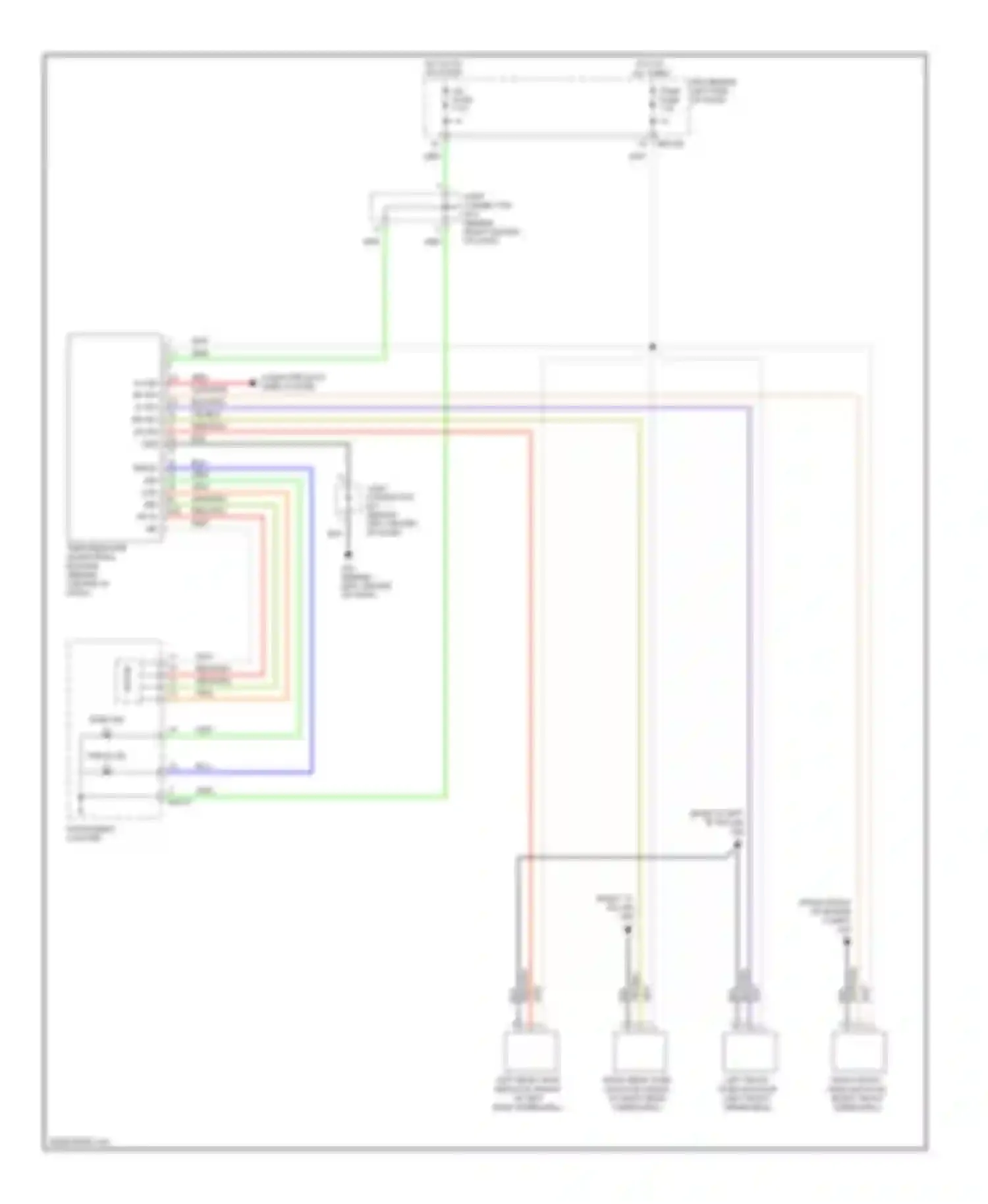 Wiring diagram tpms ind for Kia Sedona II (2005-2010) (3 of 3)