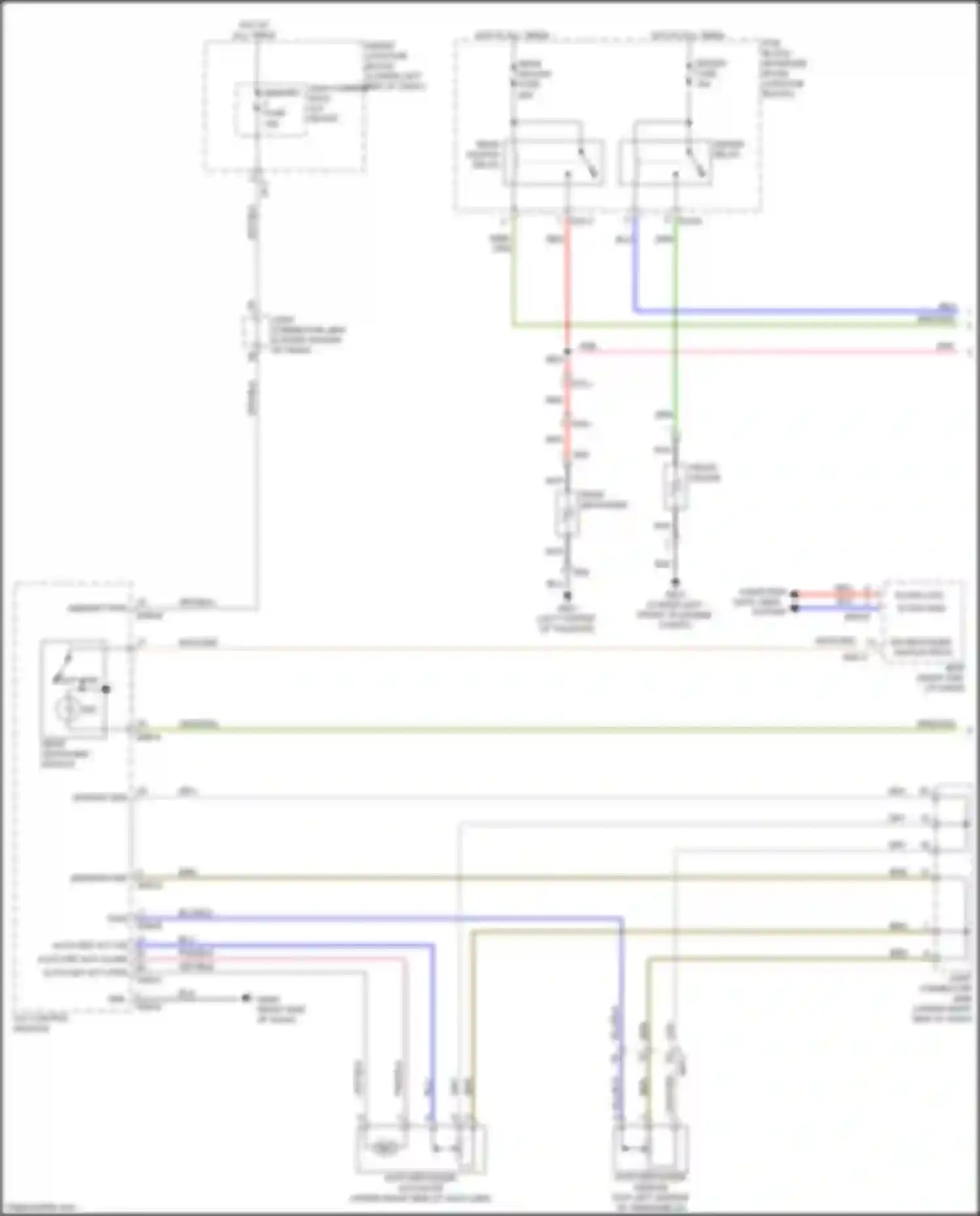 Sedona Kia III (2014-2020): Defoggers circuit, w/ auto defogger (1 of 2)