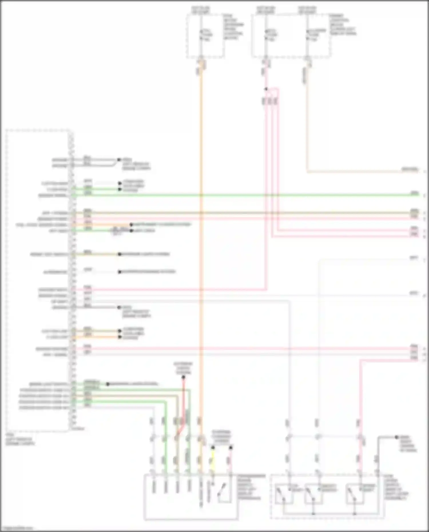 Sedona Kia III (2014-2020): Wiring diagram engine performance 3.3l (1 of 9)