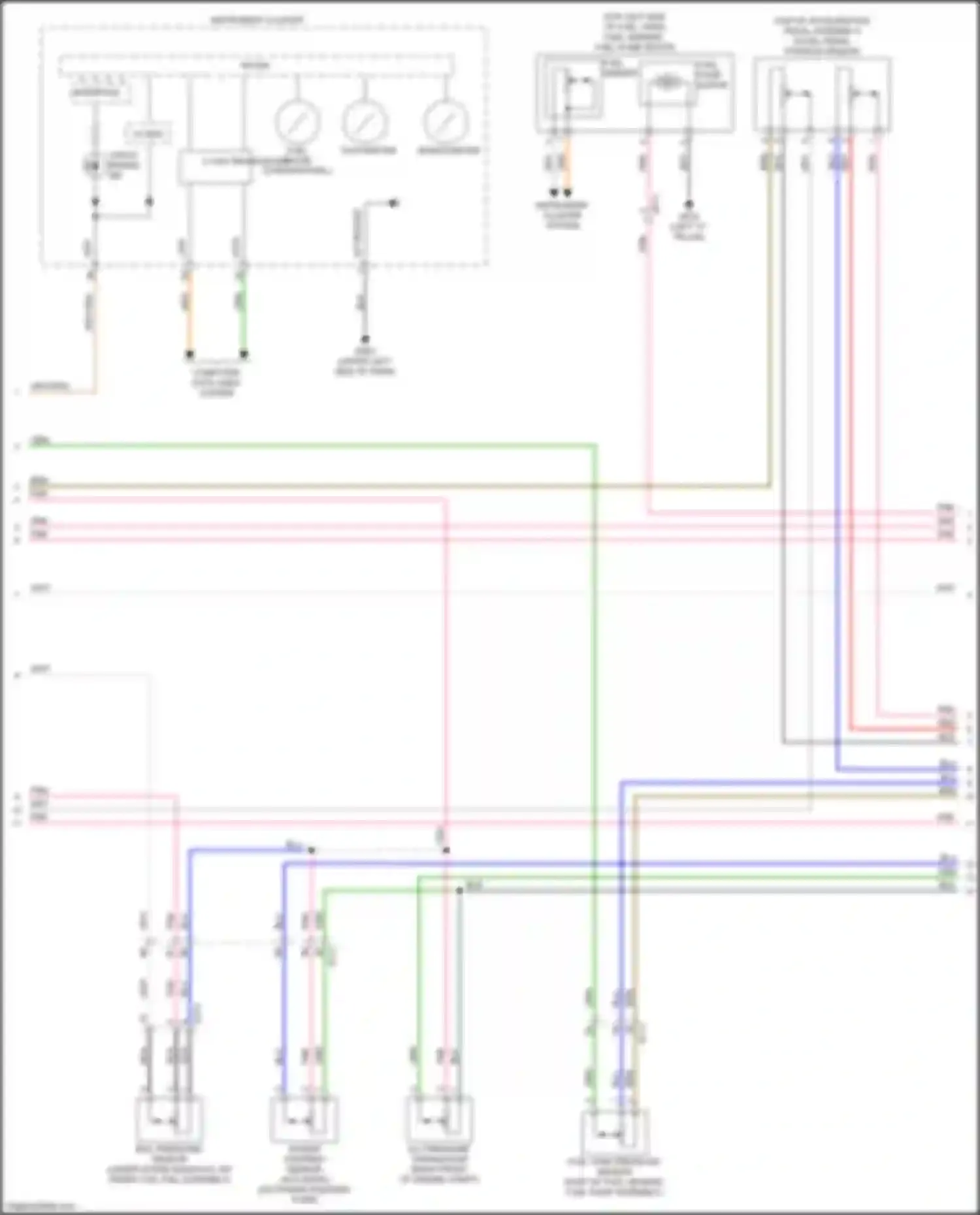 Sedona Kia III (2014-2020): Wiring diagram engine performance 3.3l (2 of 9)
