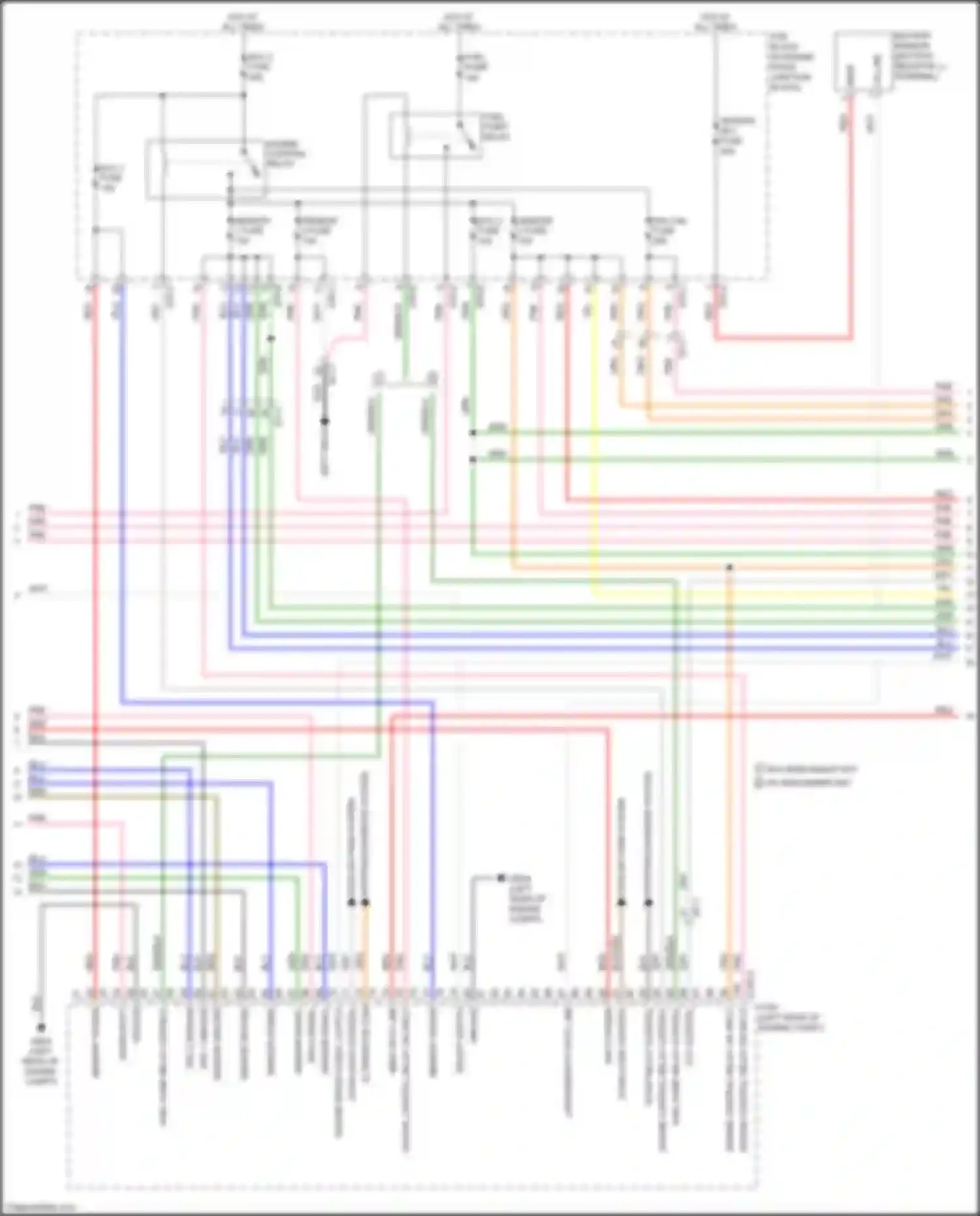 Sedona Kia III (2014-2020): Wiring diagram engine performance 3.3l (3 of 9)