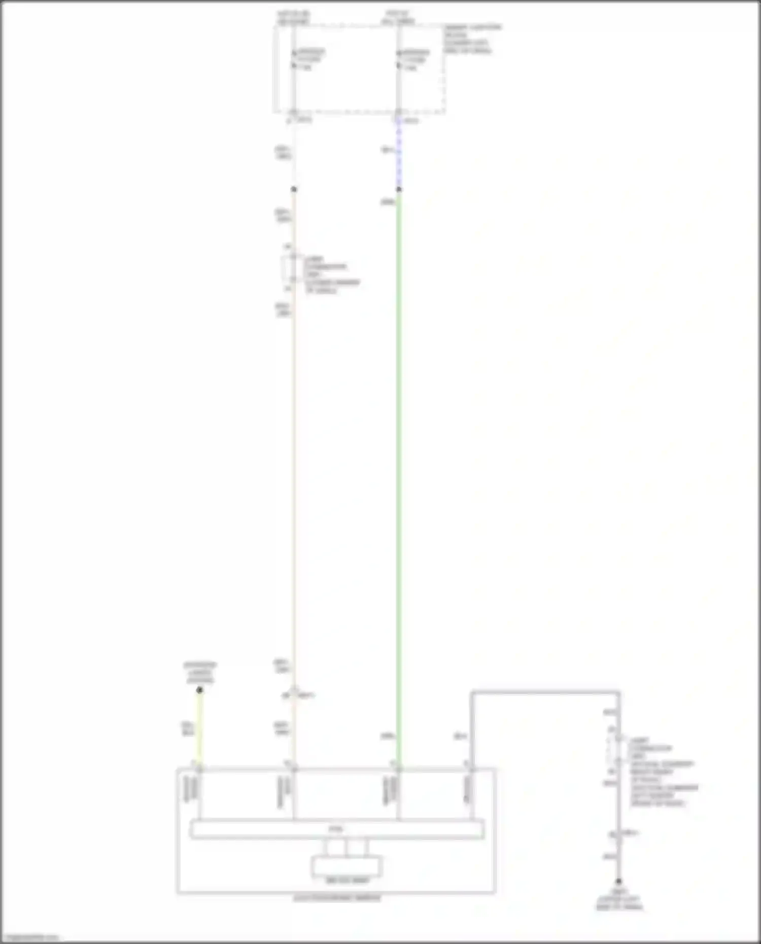 Sedona Kia III (2014-2020): Electrochromic mirror circuit, w/o home link