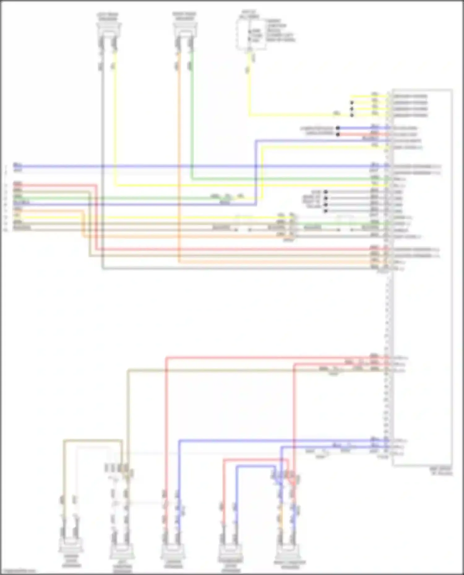 Sedona Kia III (2014-2020): Radio circuit, w/o navigation w/ display & amplifier (4 of 4)