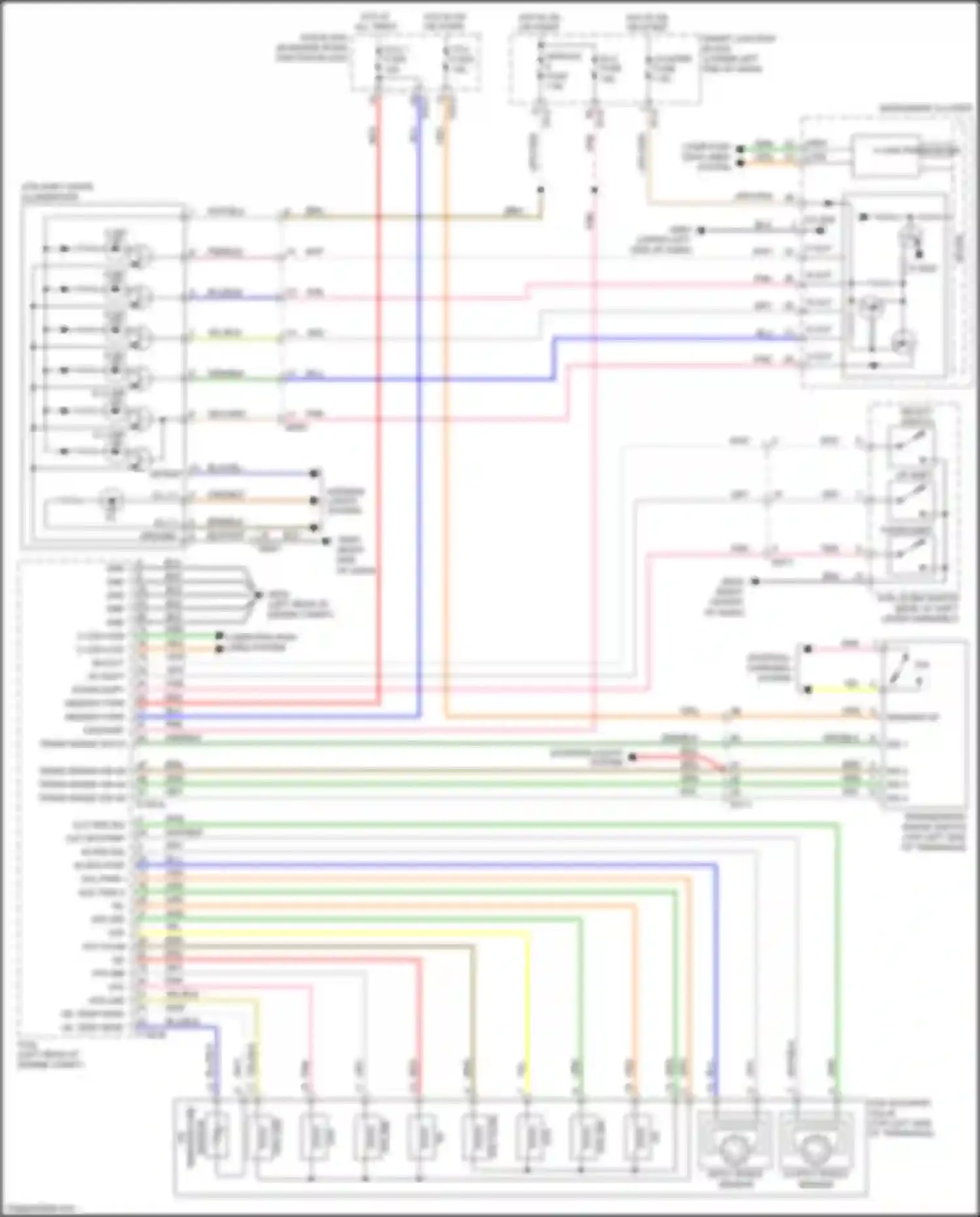 Sedona Kia III (2014-2020): Transmission circuit