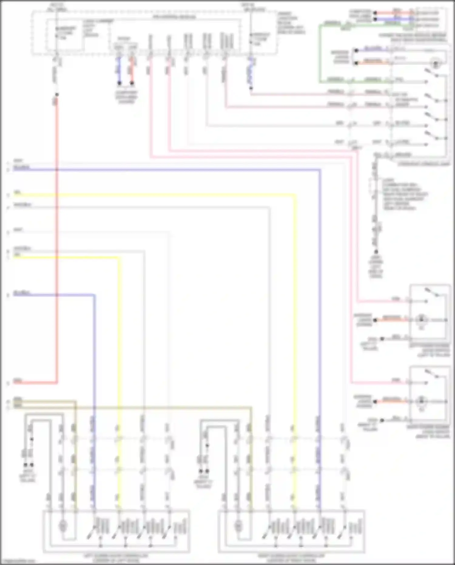 Wiring diagram computer data lines system for Kia Sedona III (2014-2020) (15 of 94)
