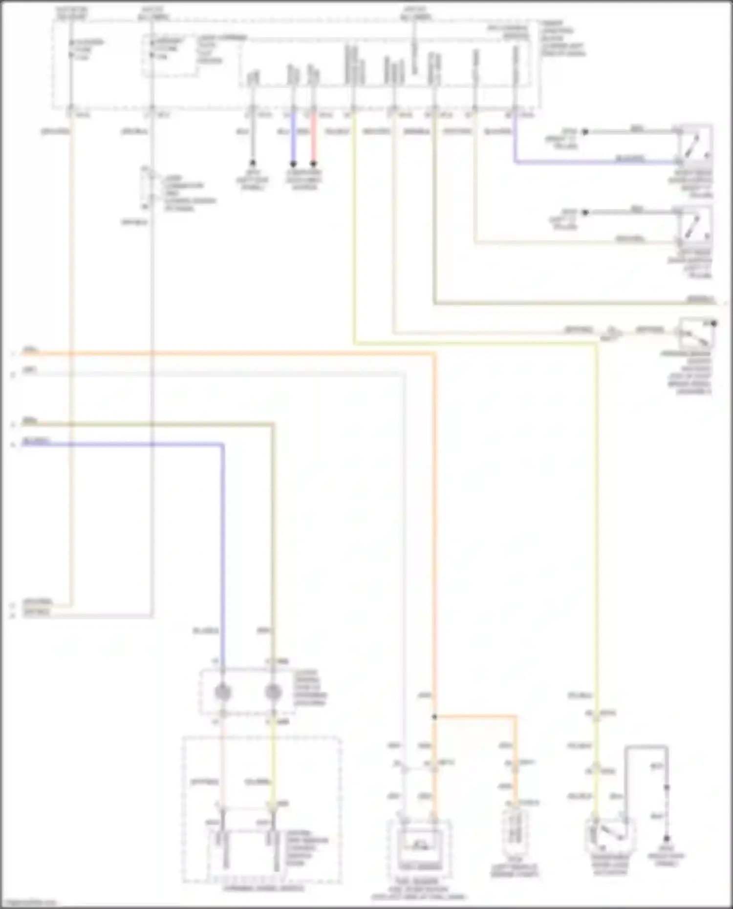Wiring diagram gnd sig for Kia Sedona III (2014-2020) (1 of 1)