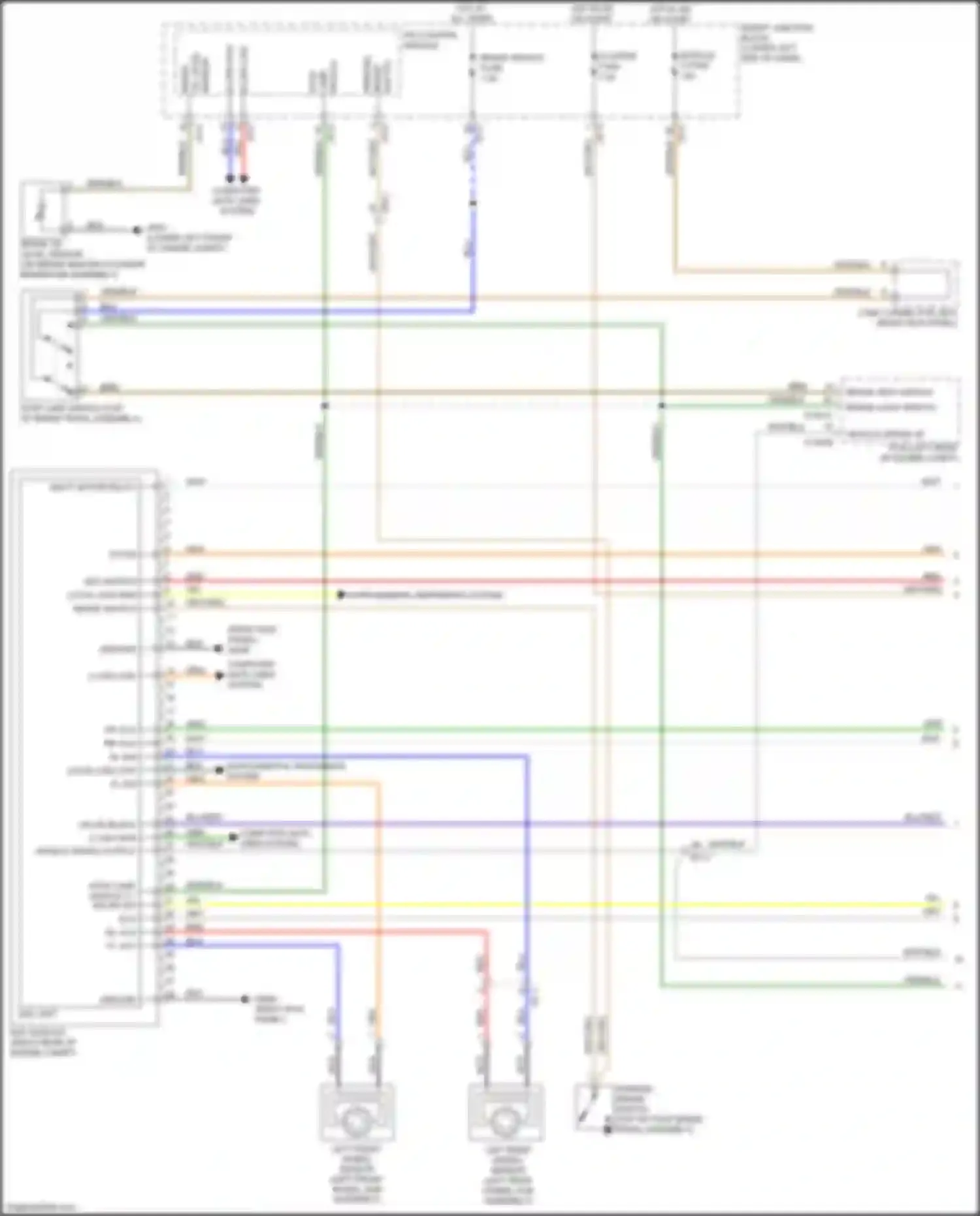 Wiring diagram grn/blk for Kia Sedona III (2014-2020) (41 of 62)