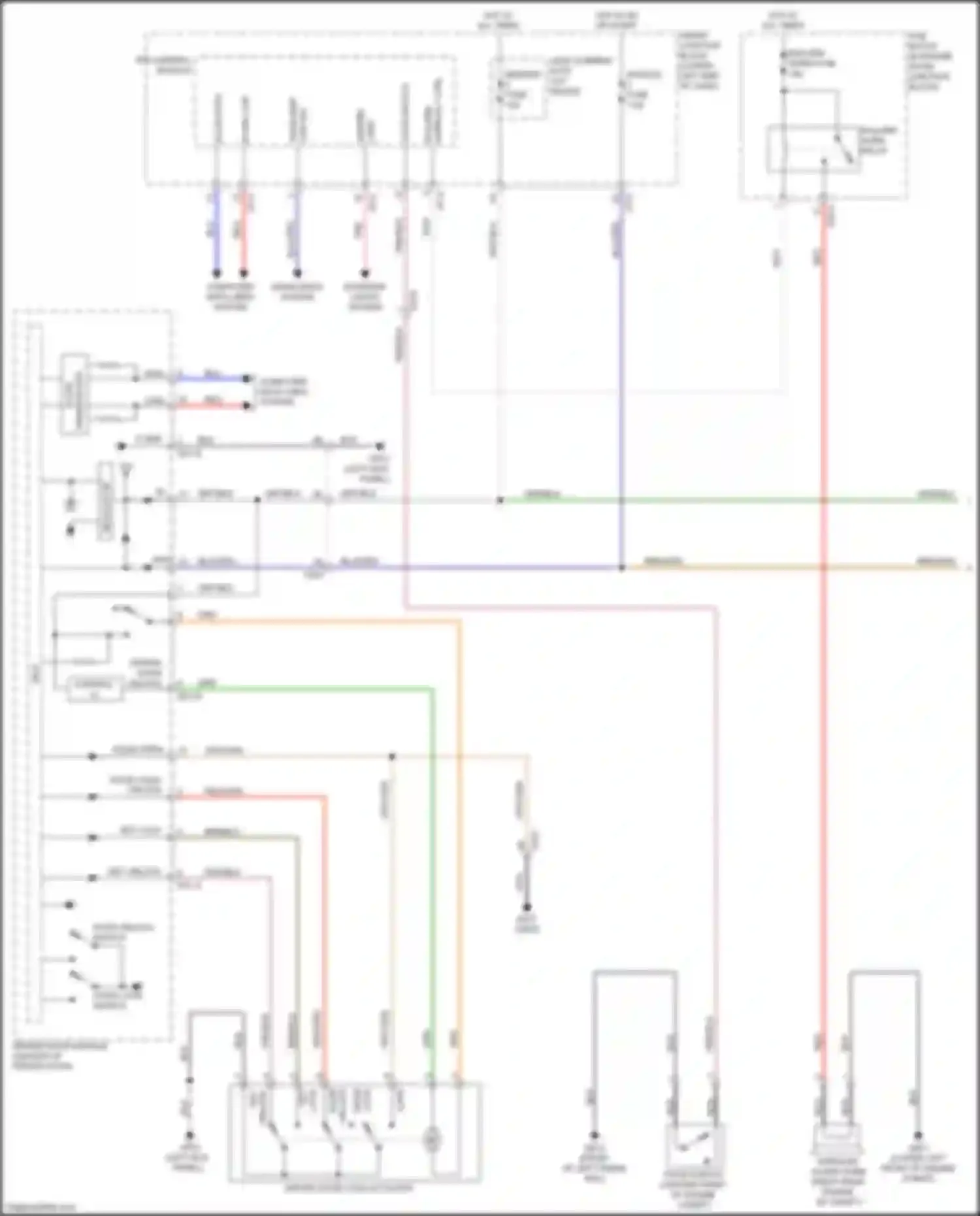 Wiring diagram gry/blk for Kia Sedona III (2014-2020) (17 of 57)