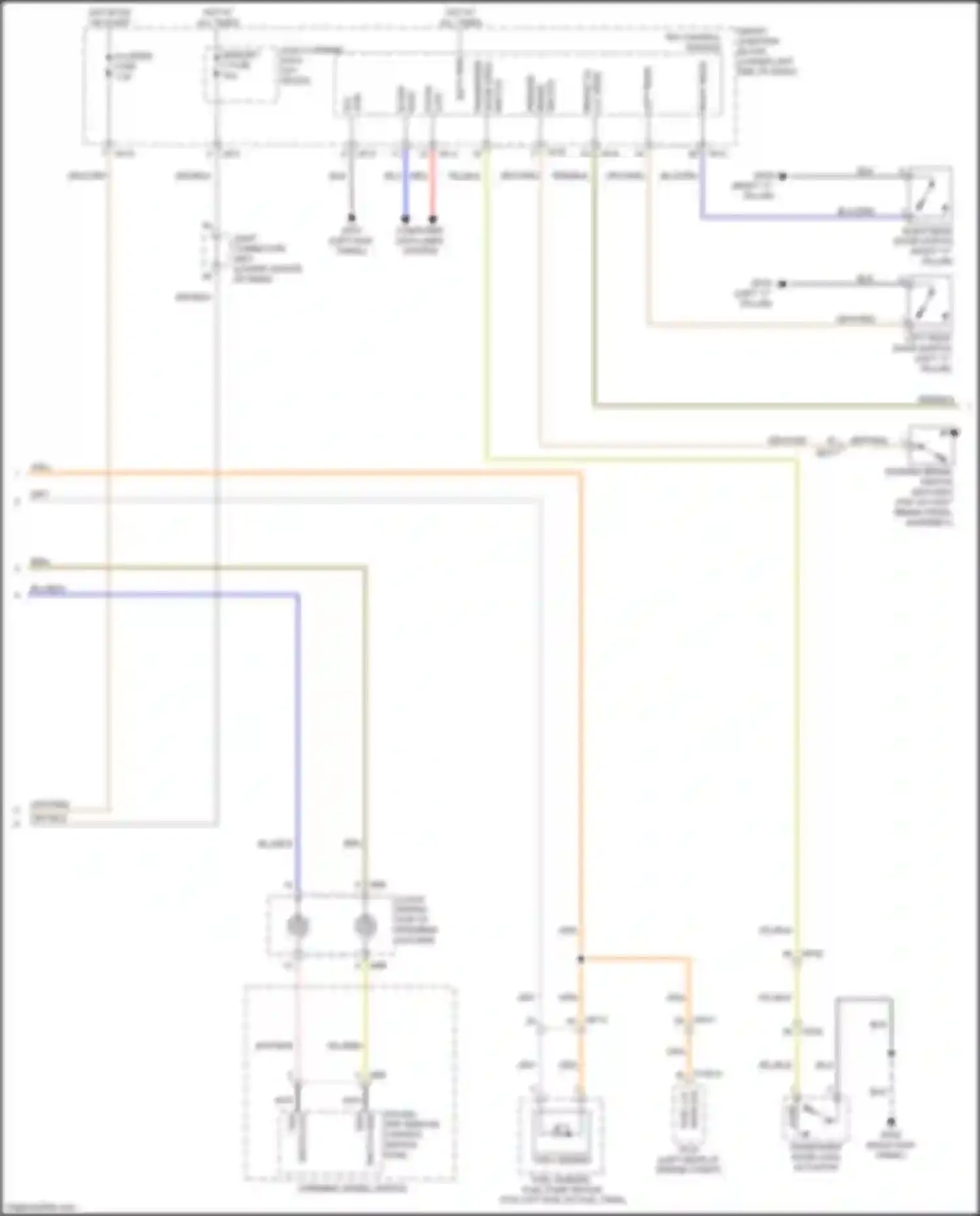 Wiring diagram i/p-f for Kia Sedona III (2014-2020) (13 of 30)