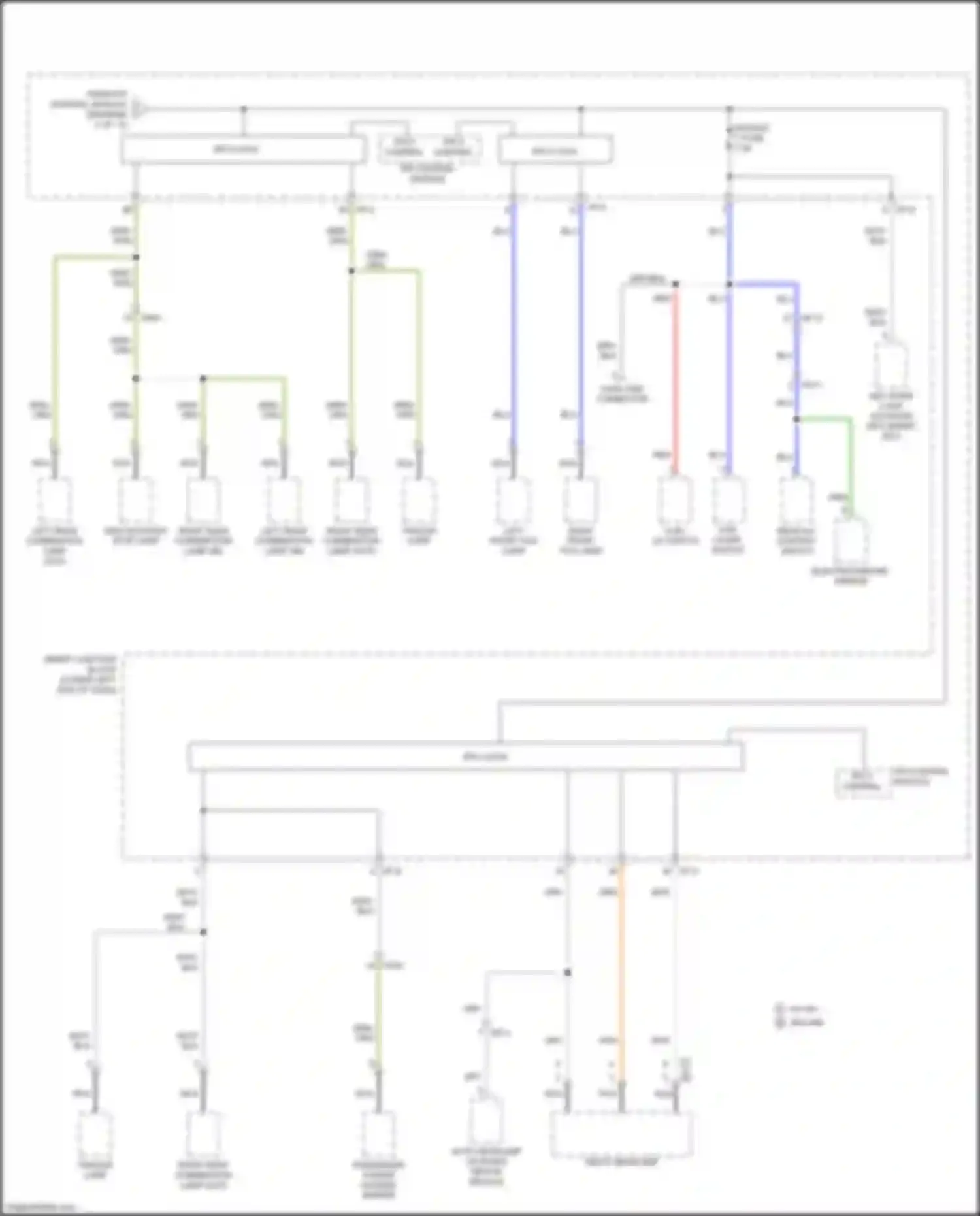 Wiring diagram ips 4 control for Kia Sedona III (2014-2020) (2 of 2)