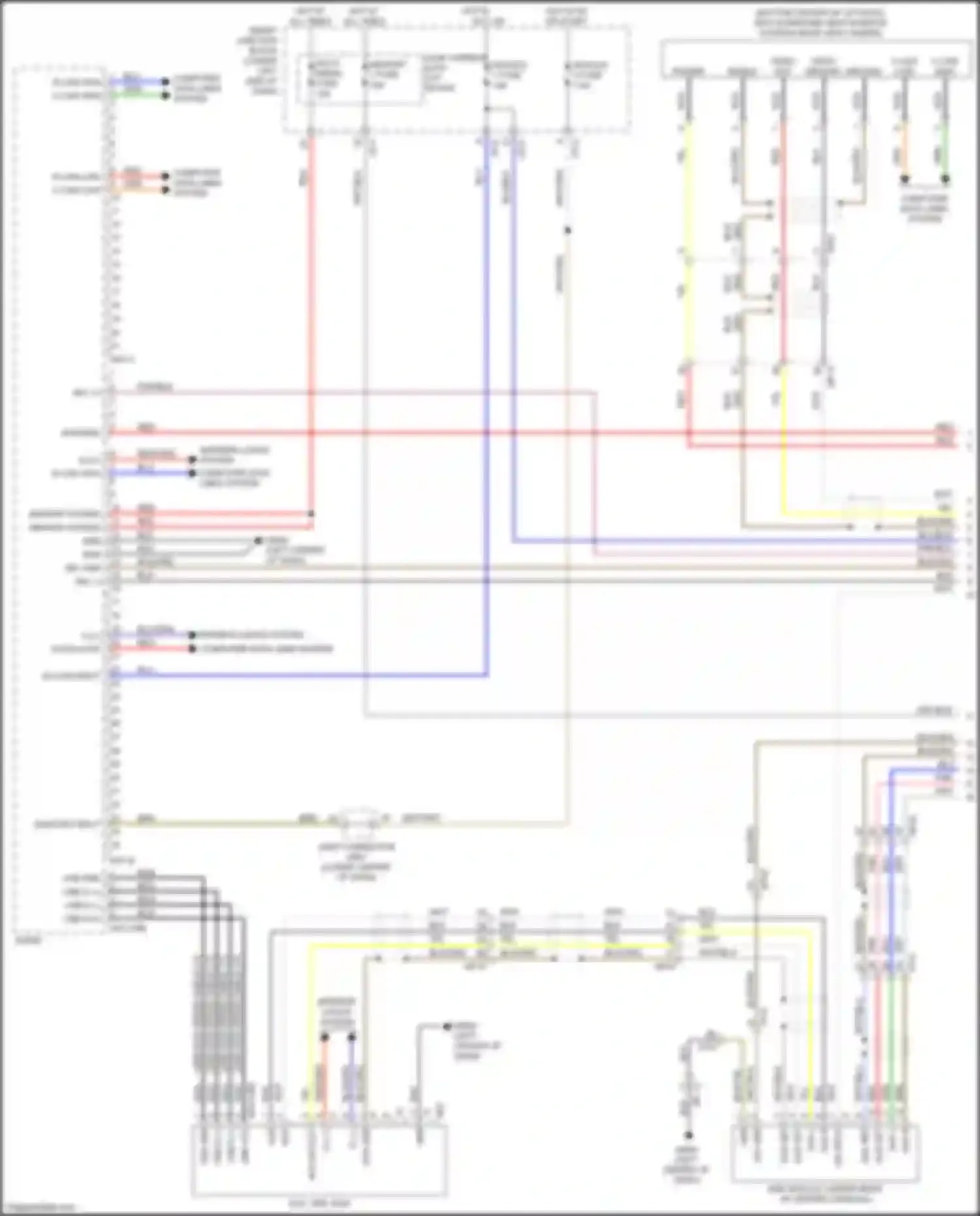 Wiring diagram mf-12 for Kia Sedona III (2014-2020) (1 of 4)