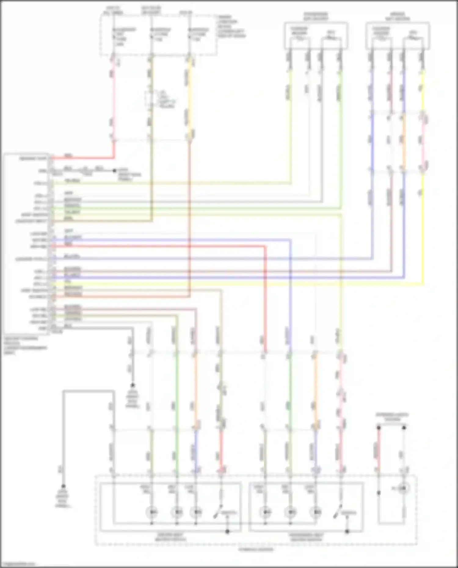 Wiring diagram red/blk for Kia Sedona III (2014-2020) (2 of 35)