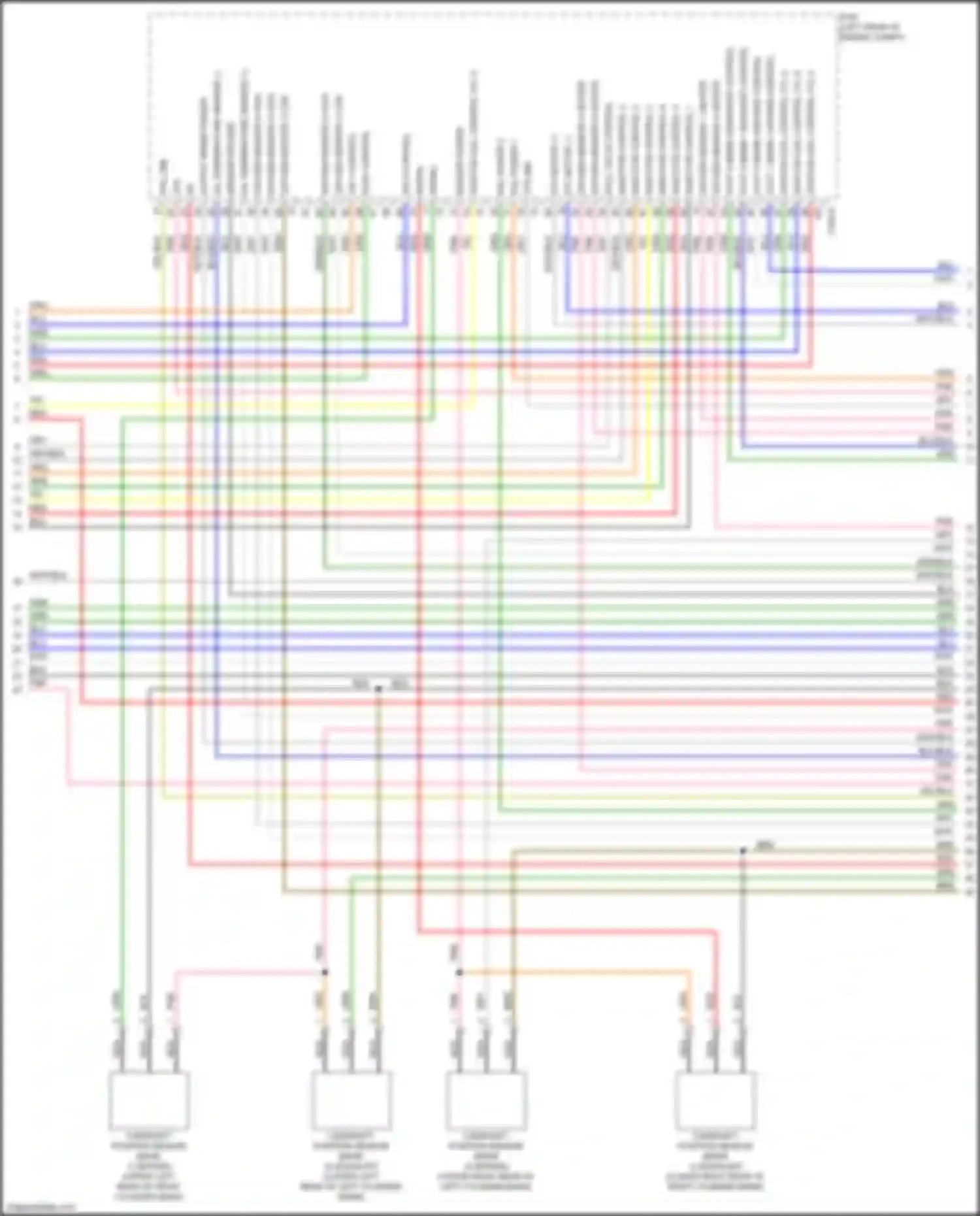 Wiring diagram ss b for Kia Sedona III (2014-2020) (2 of 3)