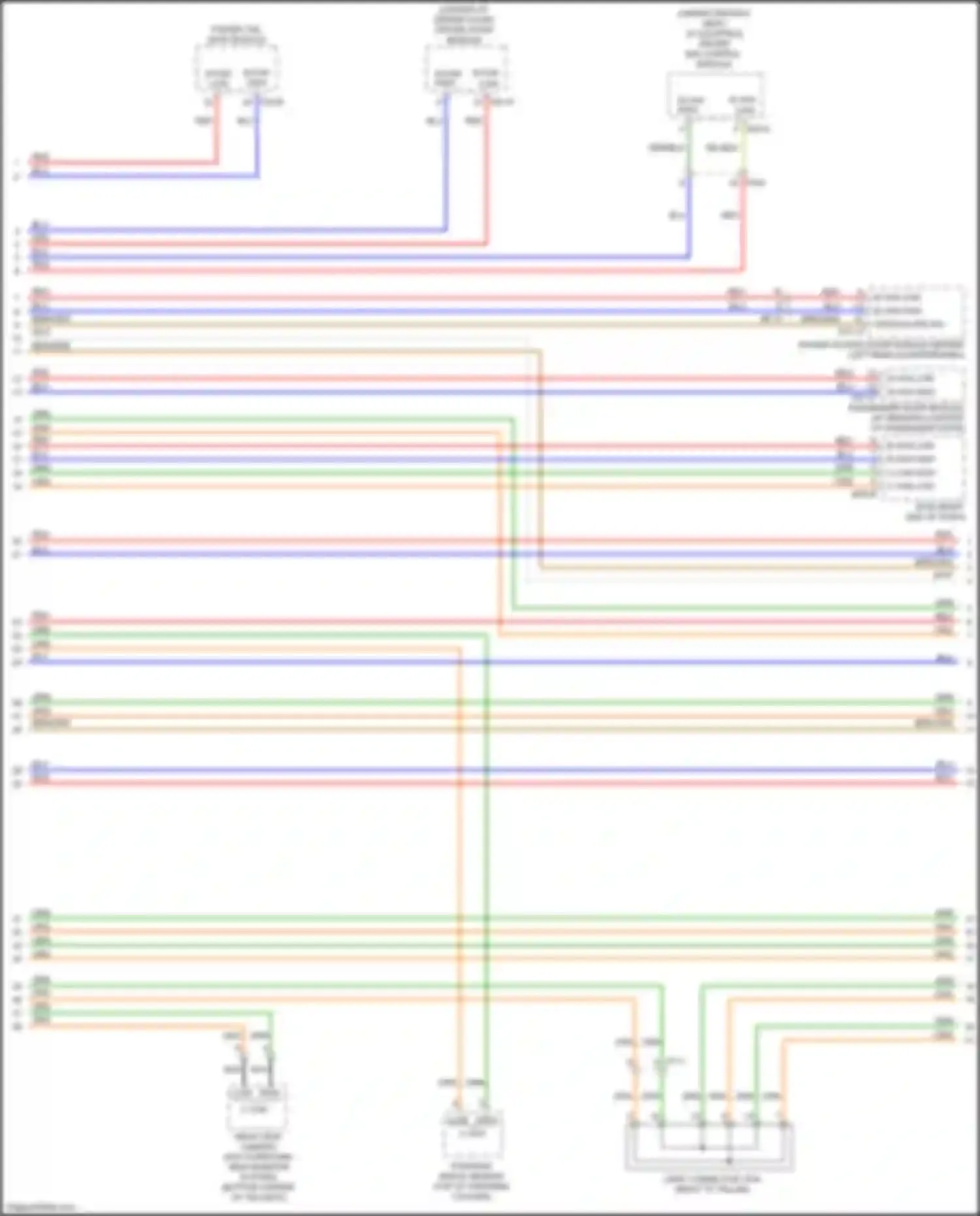 Wiring diagram steering angle sensor for Kia Sedona III (2014-2020) (2 of 4)