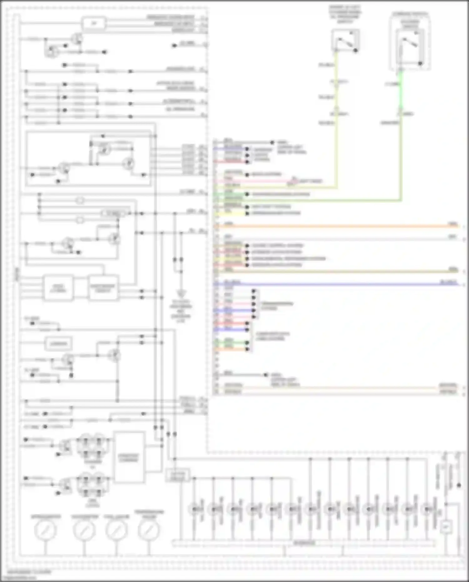 Wiring diagram transmissions system for Kia Sedona III (2014-2020) (1 of 3)