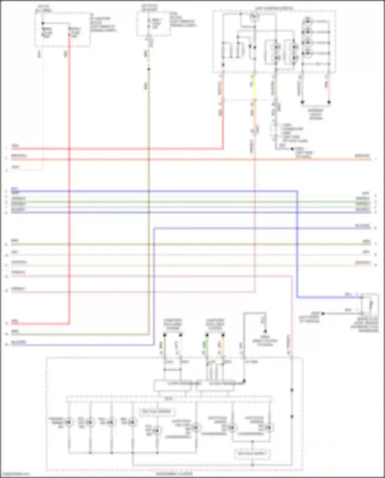 Seltos Kia I facelift (2022-2024): Anti-lock brakes circuit, w/ epb (2 of 3)