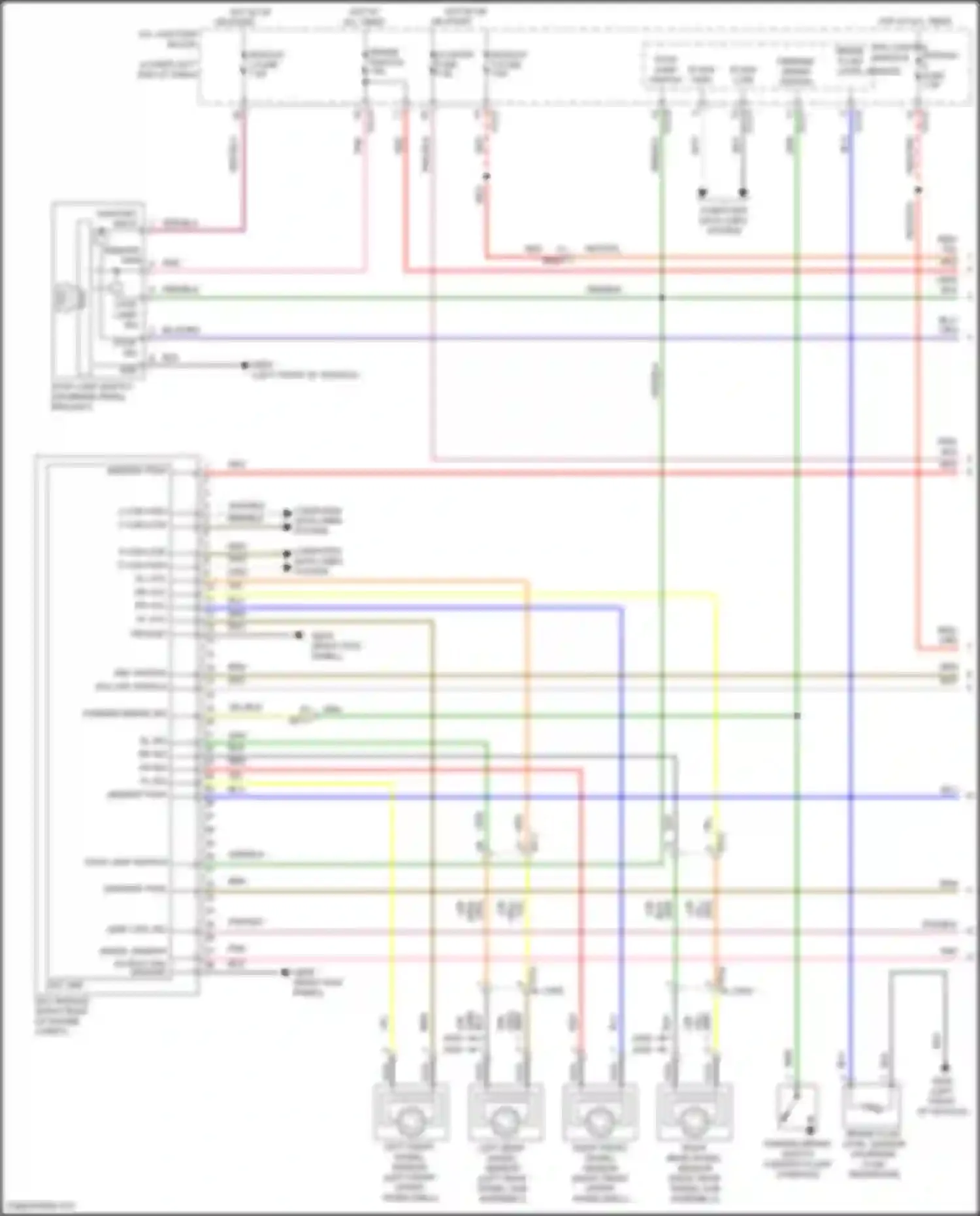 Seltos Kia I facelift (2022-2024): Anti-lock brakes circuit, w/o epb (1 of 3)