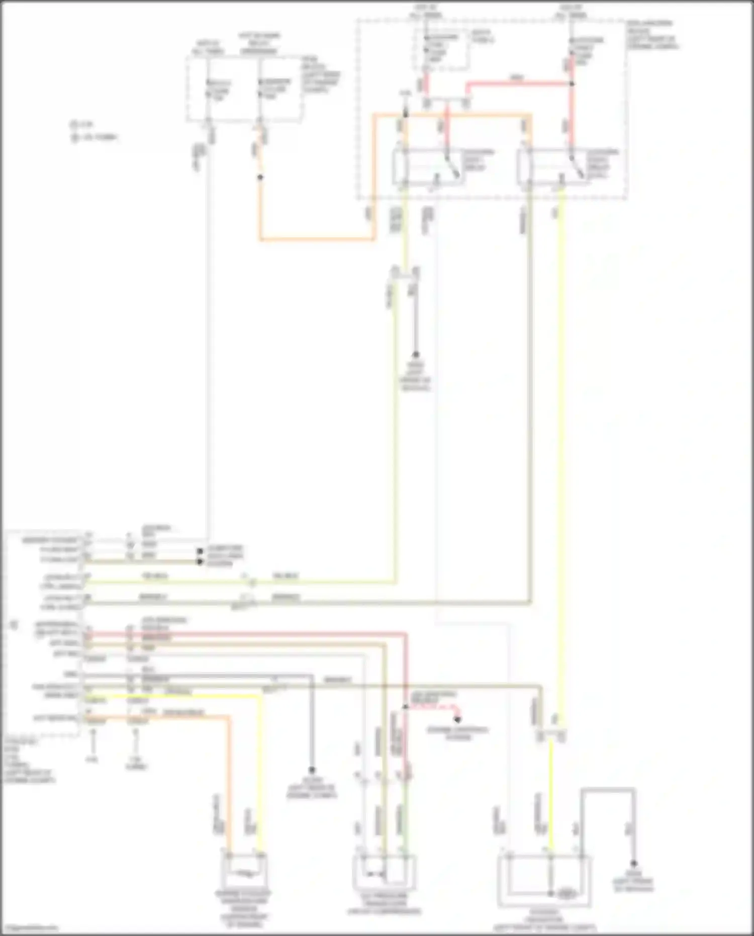 Seltos Kia I facelift (2022-2024): Cooling fan circuit