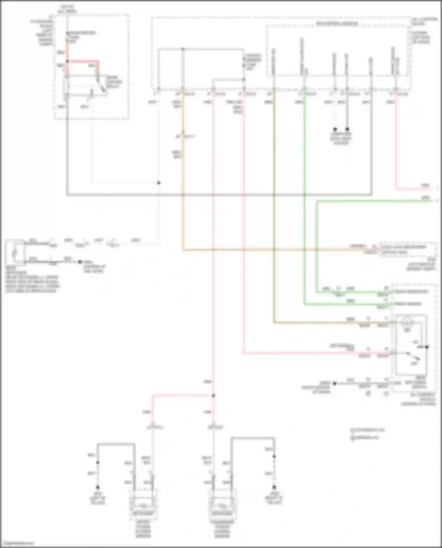 Seltos Kia I facelift (2022-2024): Defoggers circuit, w/o auto defogger (1 of 2)