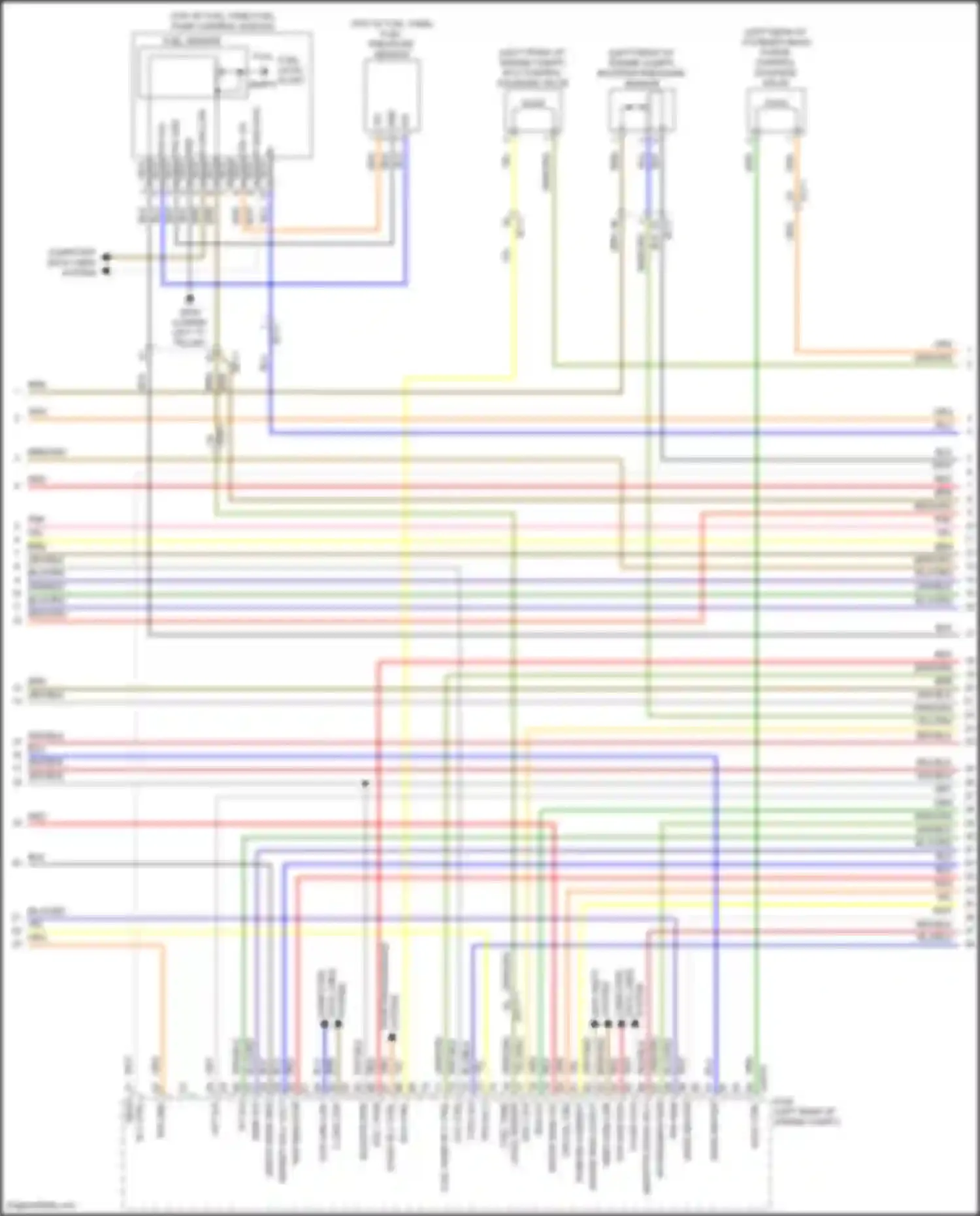 Seltos Kia I facelift (2022-2024): Wiring diagram engine performance 1.6l turbo (3 of 6)