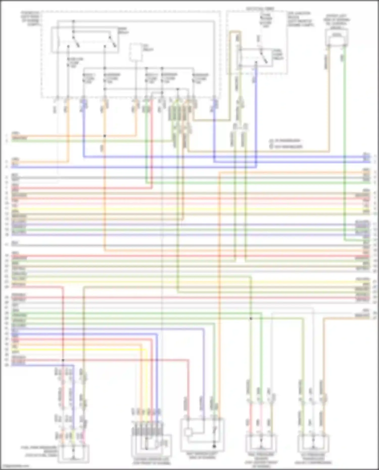 Seltos Kia I facelift (2022-2024): Wiring diagram engine performance 1.6l turbo (4 of 6)