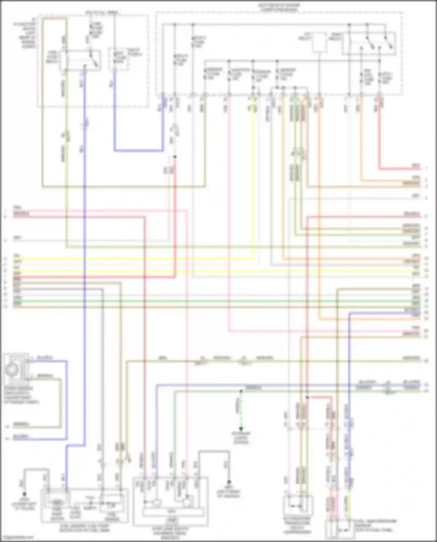 Seltos Kia I facelift (2022-2024): Wiring diagram engine performance 2.0l (4 of 7)