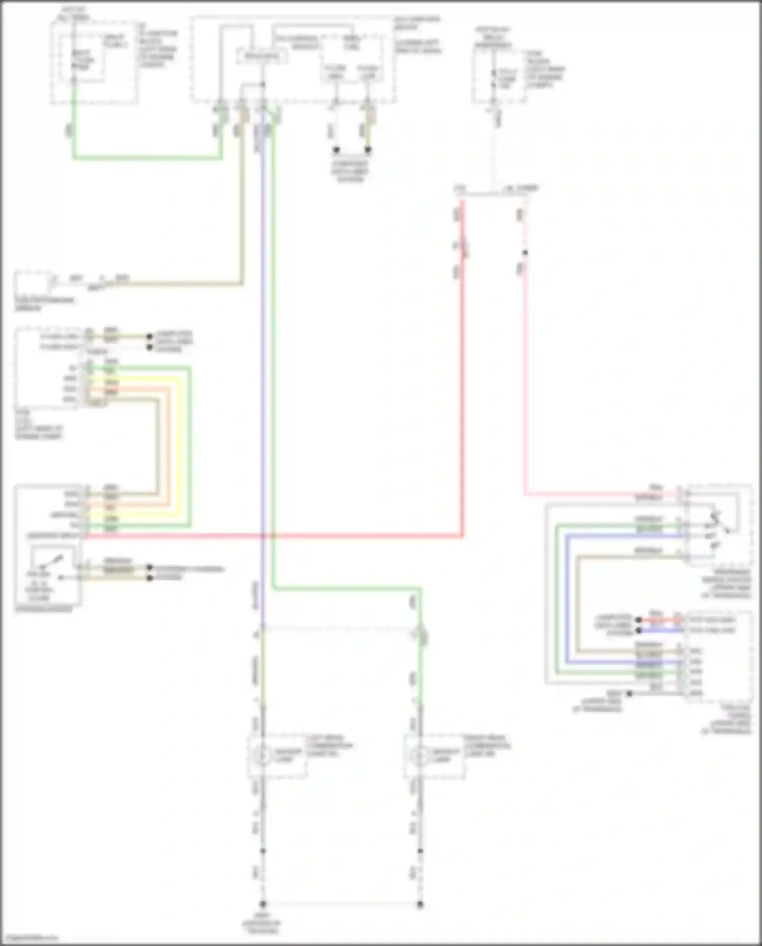 Seltos Kia I facelift (2022-2024): Backup lamps circuit