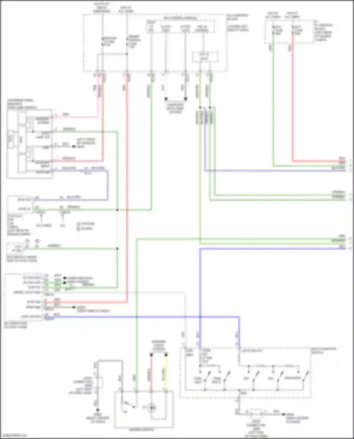 Seltos Kia I facelift (2022-2024): Exterior lamps circuit (1 of 4)