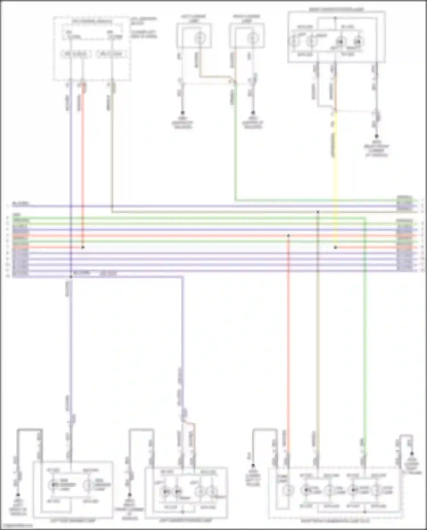 Seltos Kia I facelift (2022-2024): Exterior lamps circuit (3 of 4)