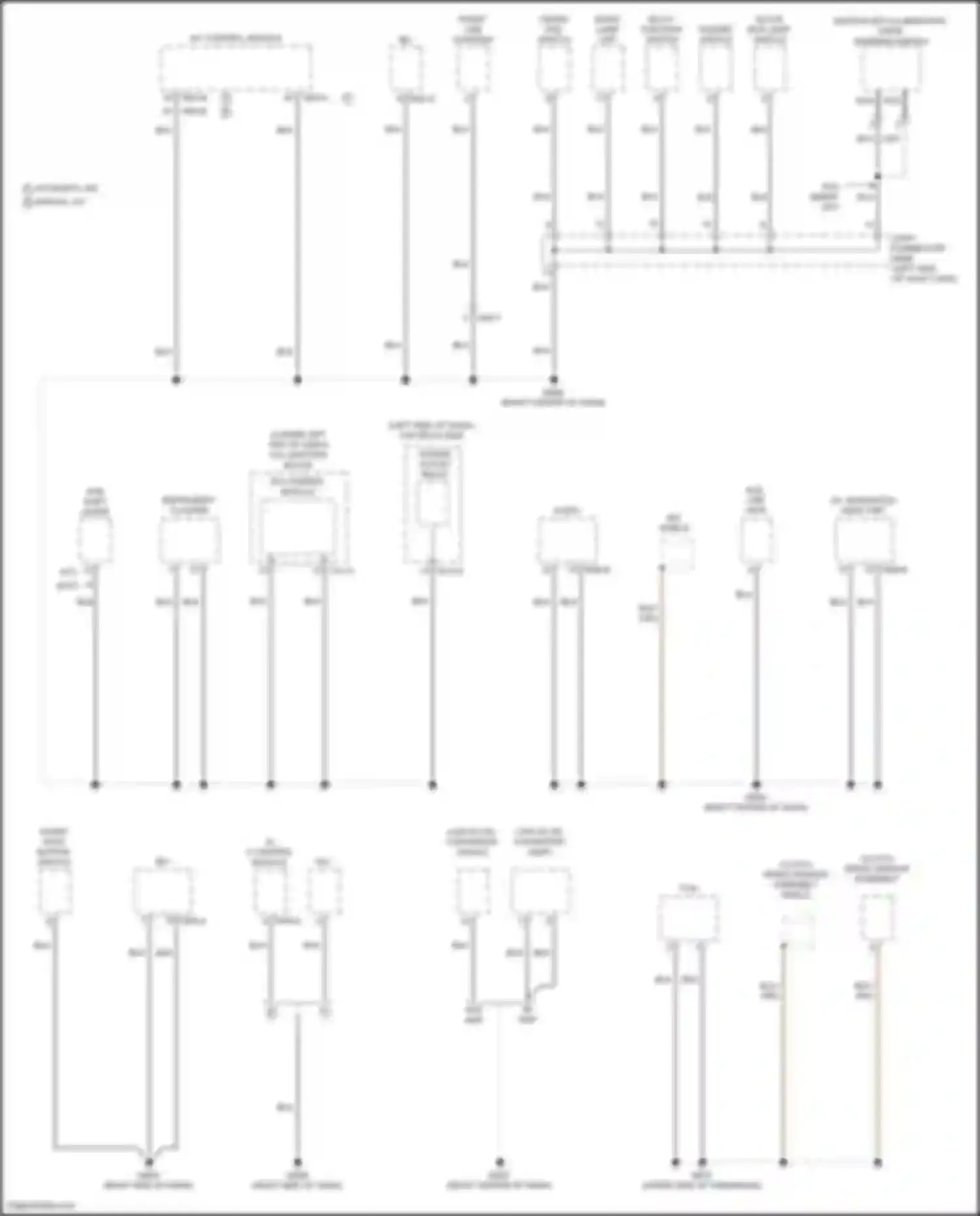 Seltos Kia I facelift (2022-2024): Ground distribution circuit (1 of 6)