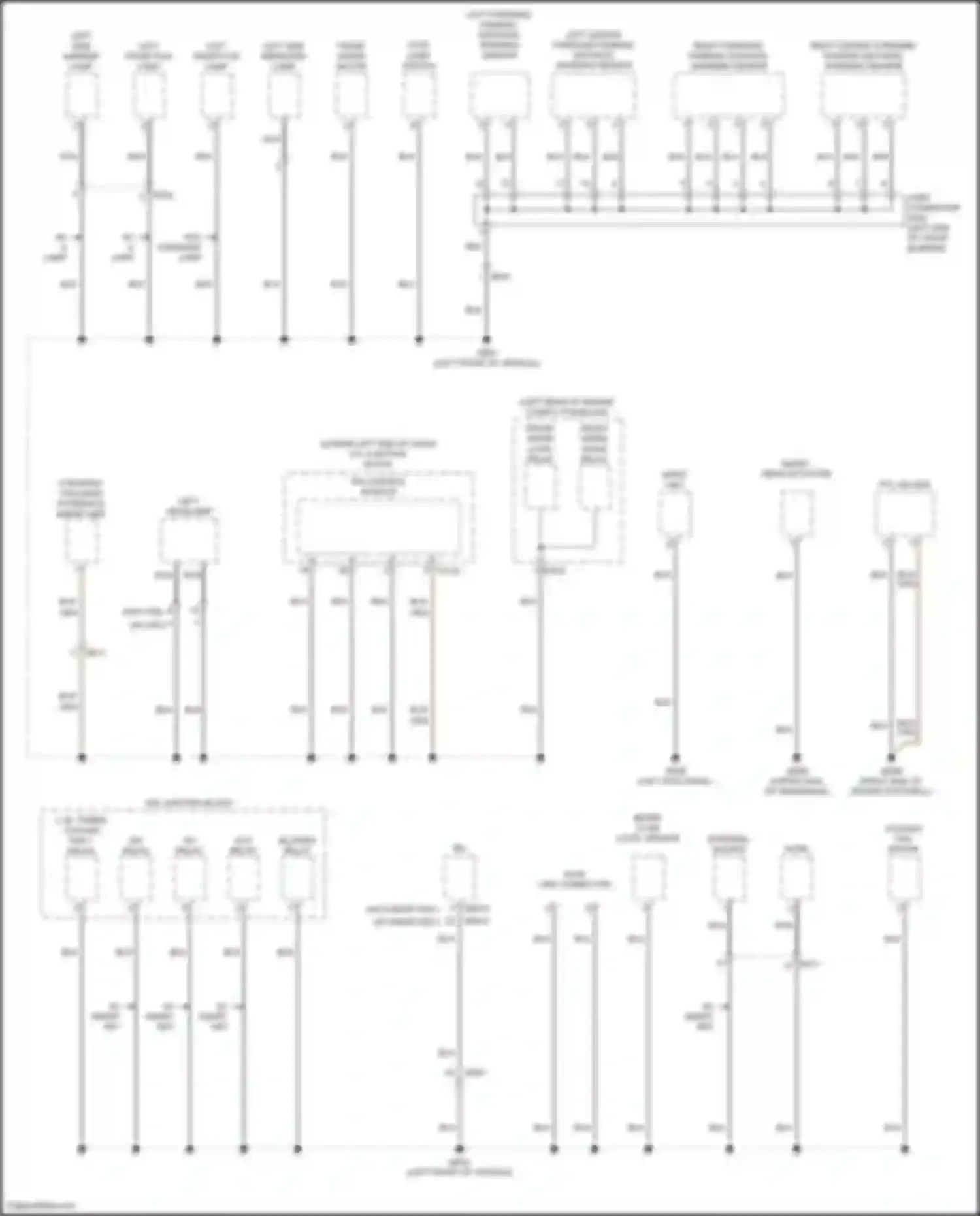Seltos Kia I facelift (2022-2024): Ground distribution circuit (3 of 6)