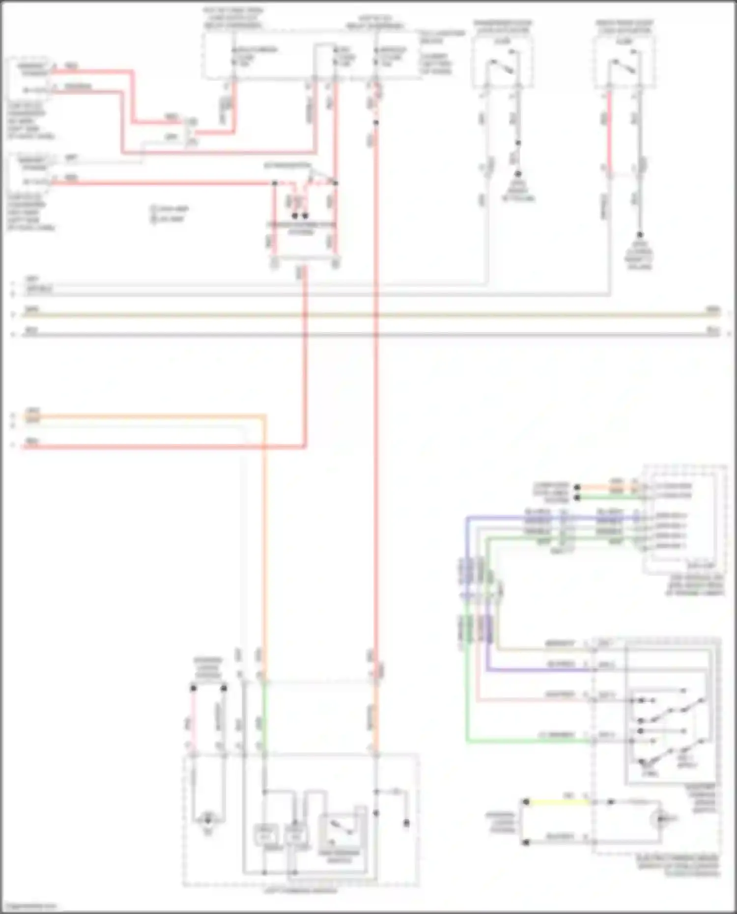 Seltos Kia I facelift (2022-2024): Instrument cluster circuit, w/ conventional cluster (3 of 4)