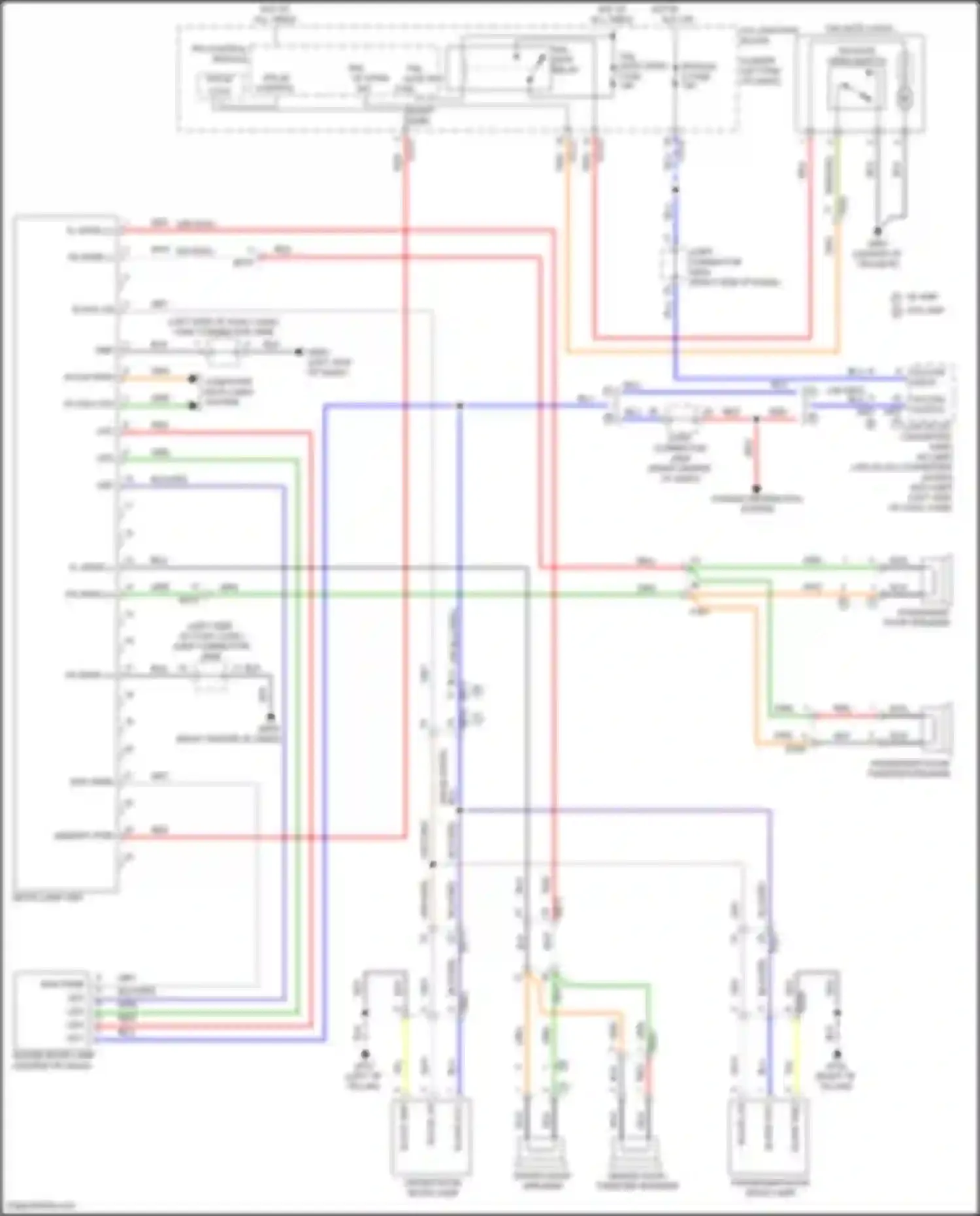 Seltos Kia I facelift (2022-2024): Courtesy lamps circuit (1 of 3)