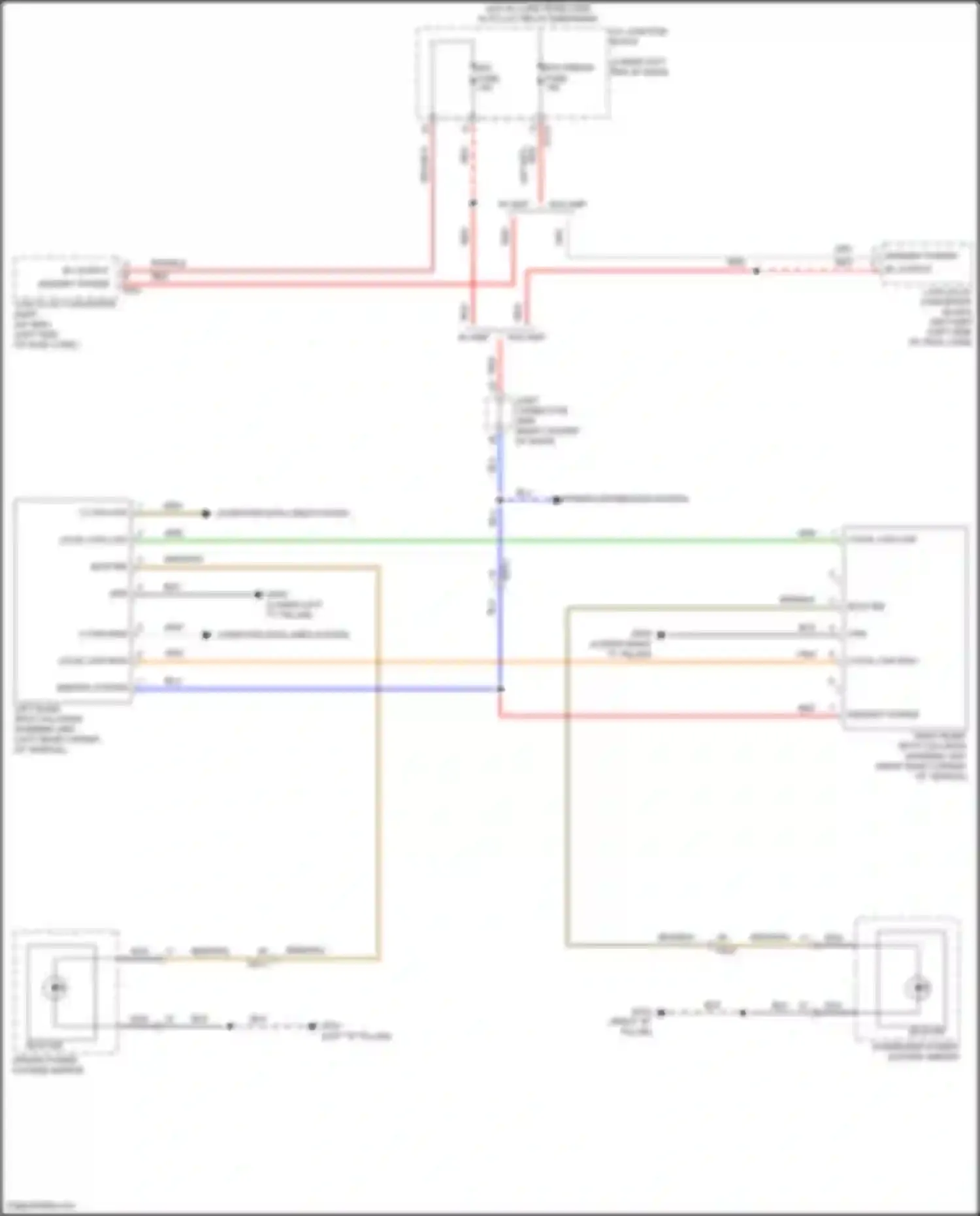 Seltos Kia I facelift (2022-2024): Blind spot information system circuit